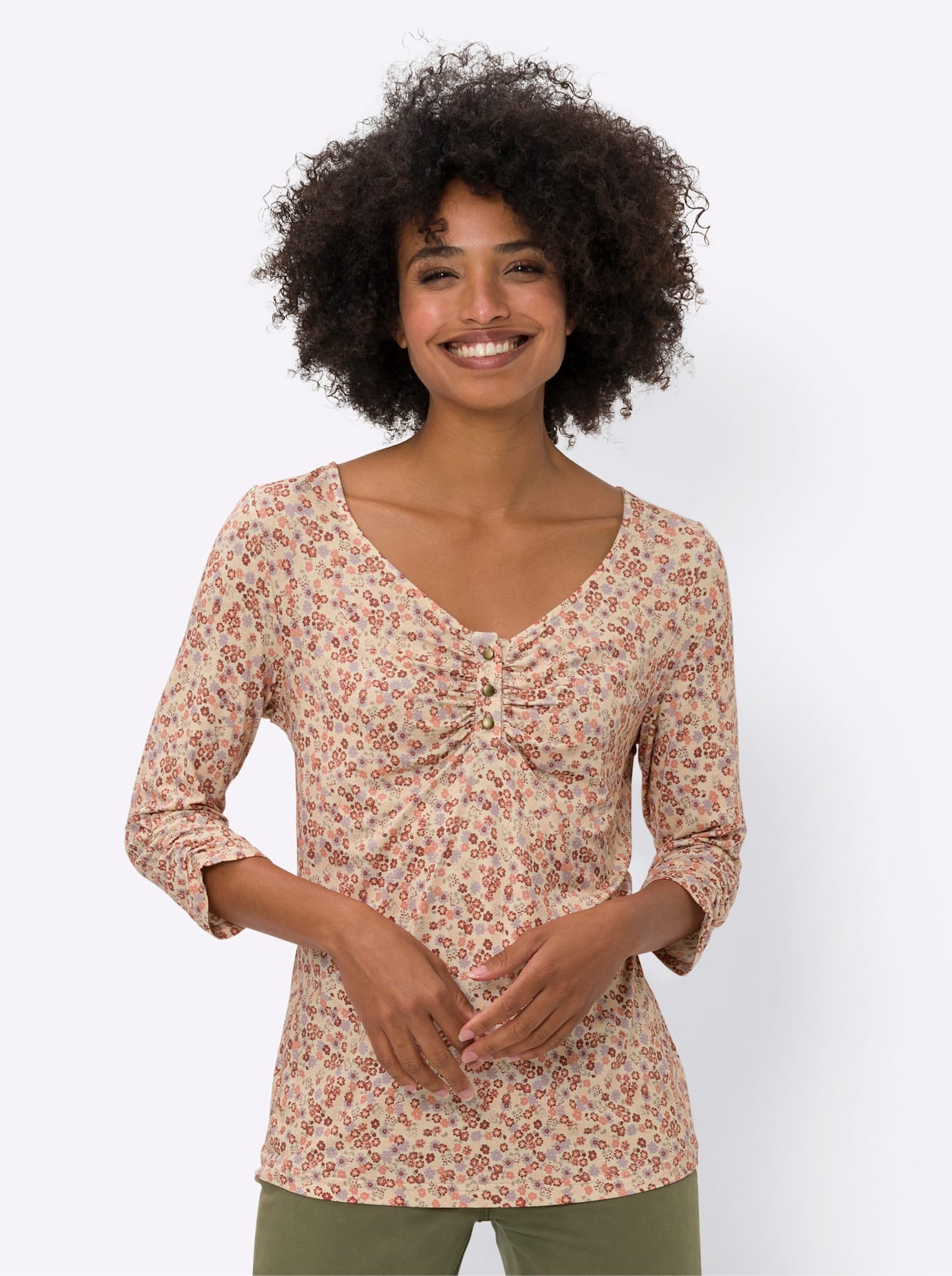 heine 3/4-Arm-Shirt »Druck-Shirt« 1 Stk.