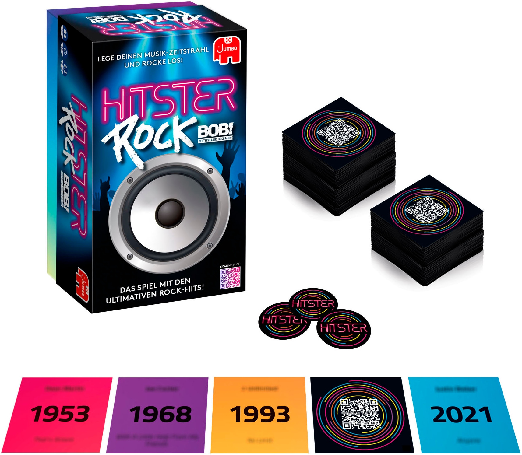 JUMBO Spiel »Hitster Rock«