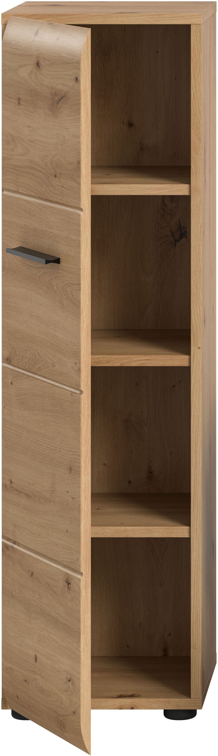 welltime Stauraumschrank 1 Stk. tlg. Florenz, Badschrank Artisan Oak NB, Höhe 106 cm, Bad