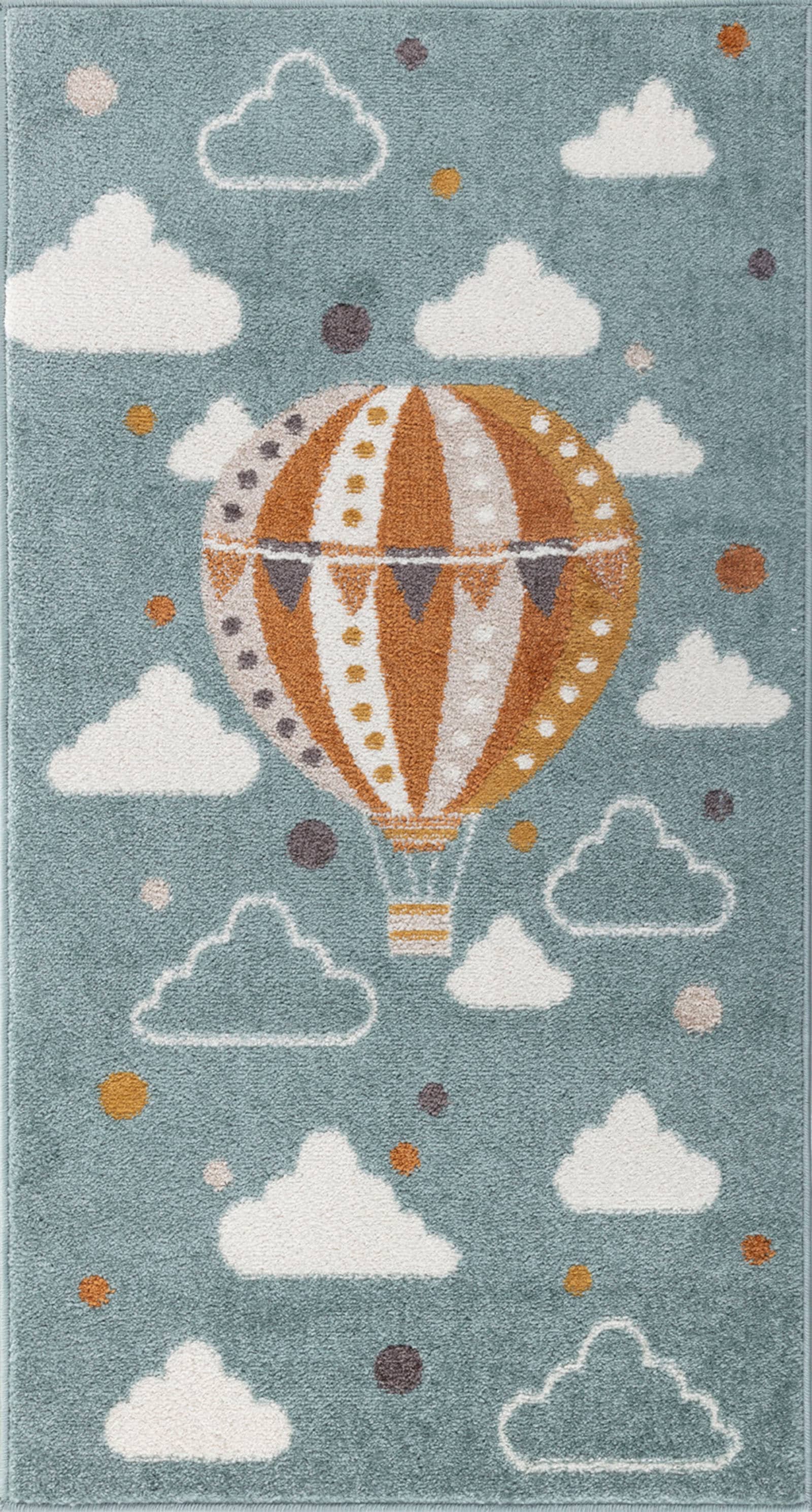 Livabliss Teppich »CENON« rund 12,7 mm Höhe Kinderteppich mit kreativem und farbenfrohem Design