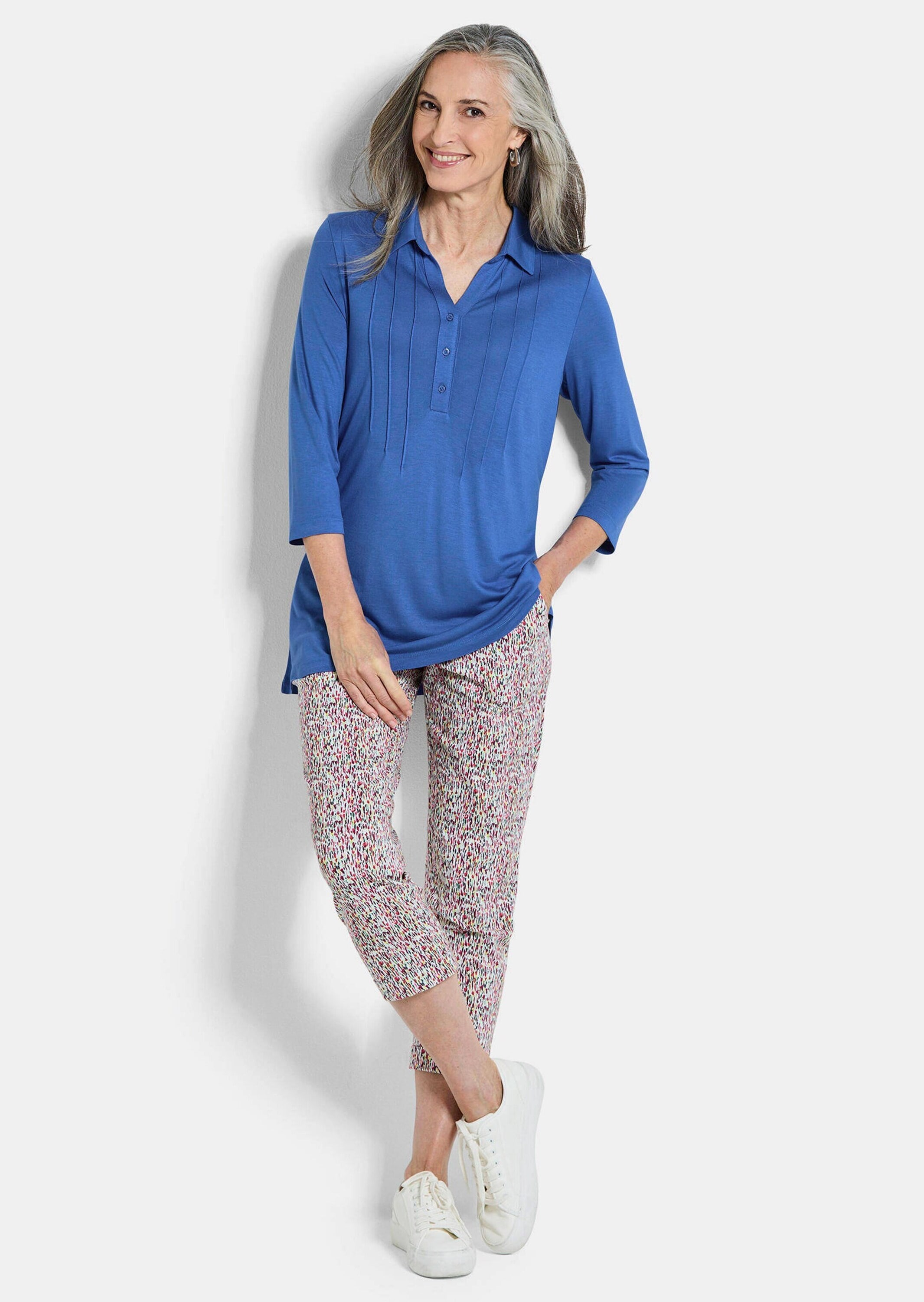 GOLDNER Tunika »Elegantes Blusenshirt mit Biesen« stretchbequeme Jerseyqualität