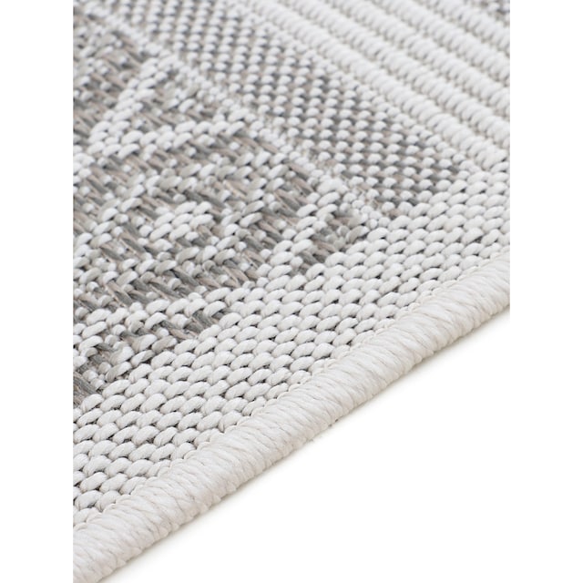 carpetfine Teppich »Boho 101«, rechteckig, robustes Flachgewebe, Sisal Optik,  UV-beständig, Außenbereich