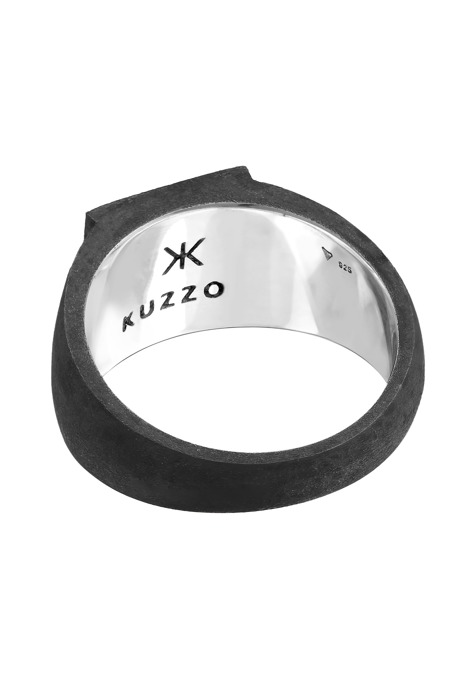 Kuzzoi Siegelring »Ring Herren Siegelring Rechteckig Klassik 925 Silber«
