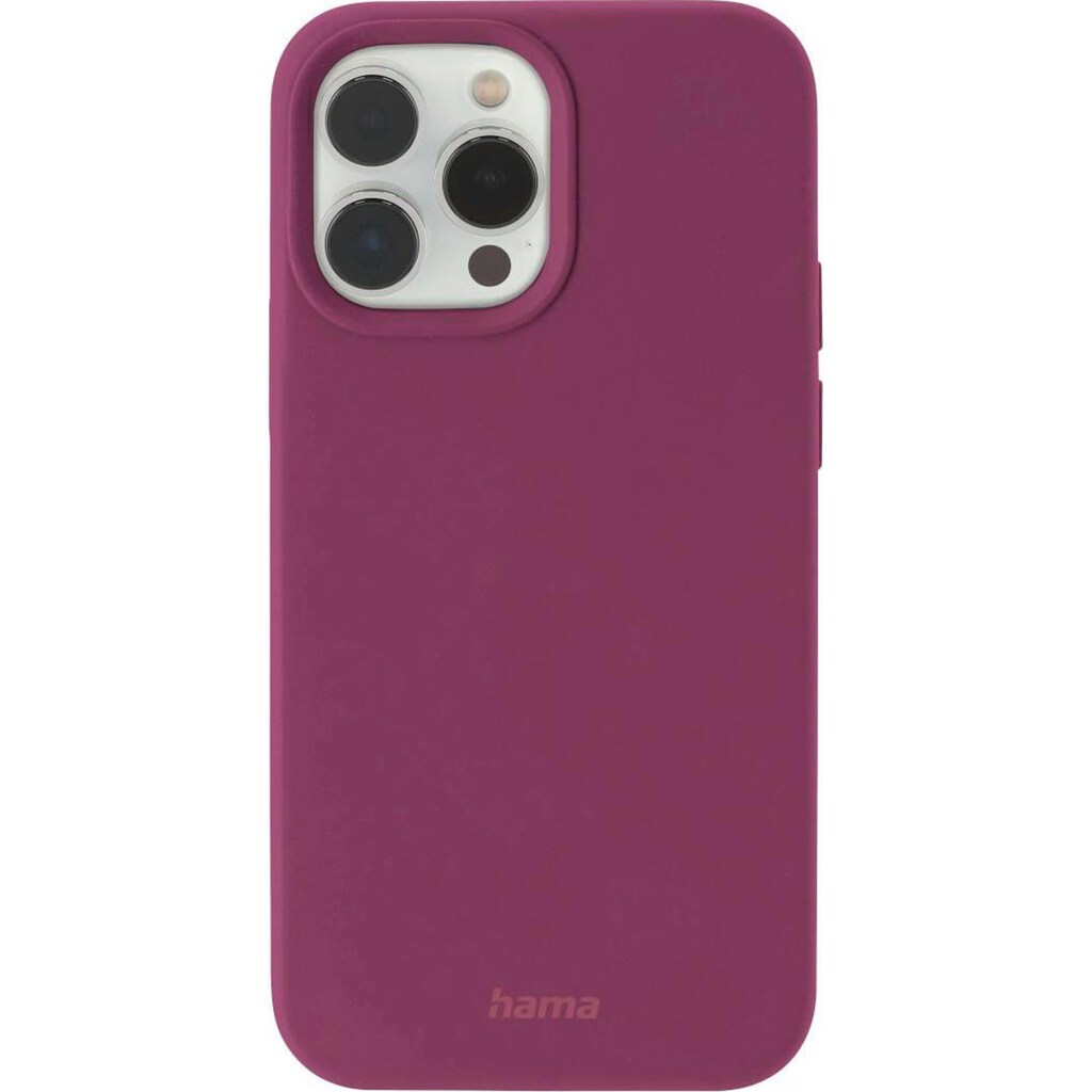 Hama Smartphone-Hülle »Cover f. iPhone 13 Pro f. Apple MagSafe Handy Case Finest Feel Pro«