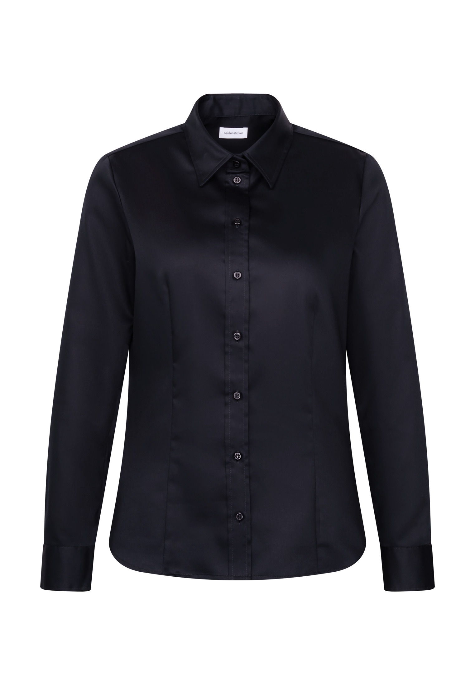 seidensticker Hemdbluse »Schwarze Rose« 1/1 Kragen Uni