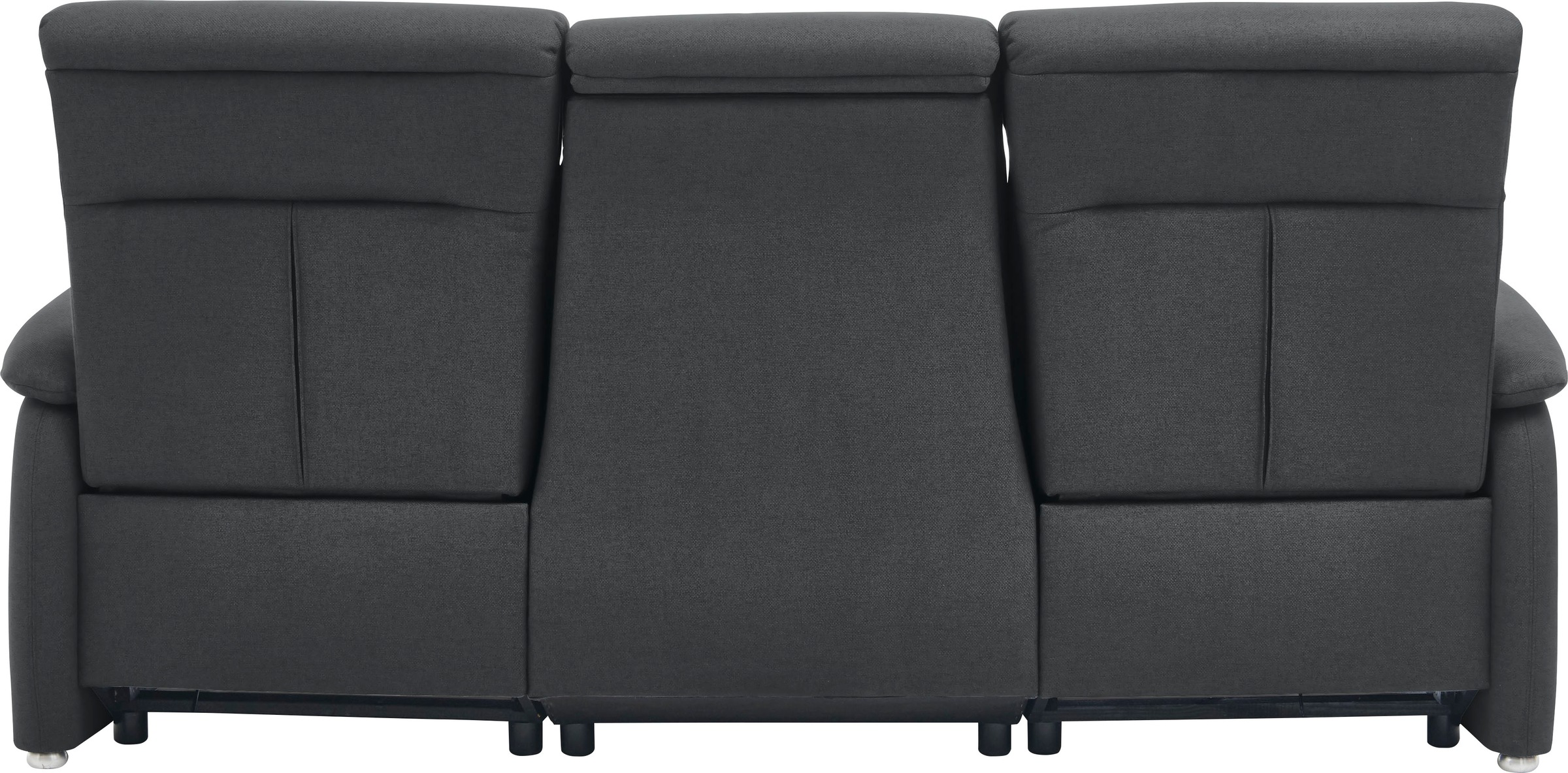 Home affaire 3-Sitzer »Turin mit Steckdose und USB-Port auch in Easy care-Bezug«, 2 x vollmotorische Relaxfunktion, herunterklappbarer Tisch