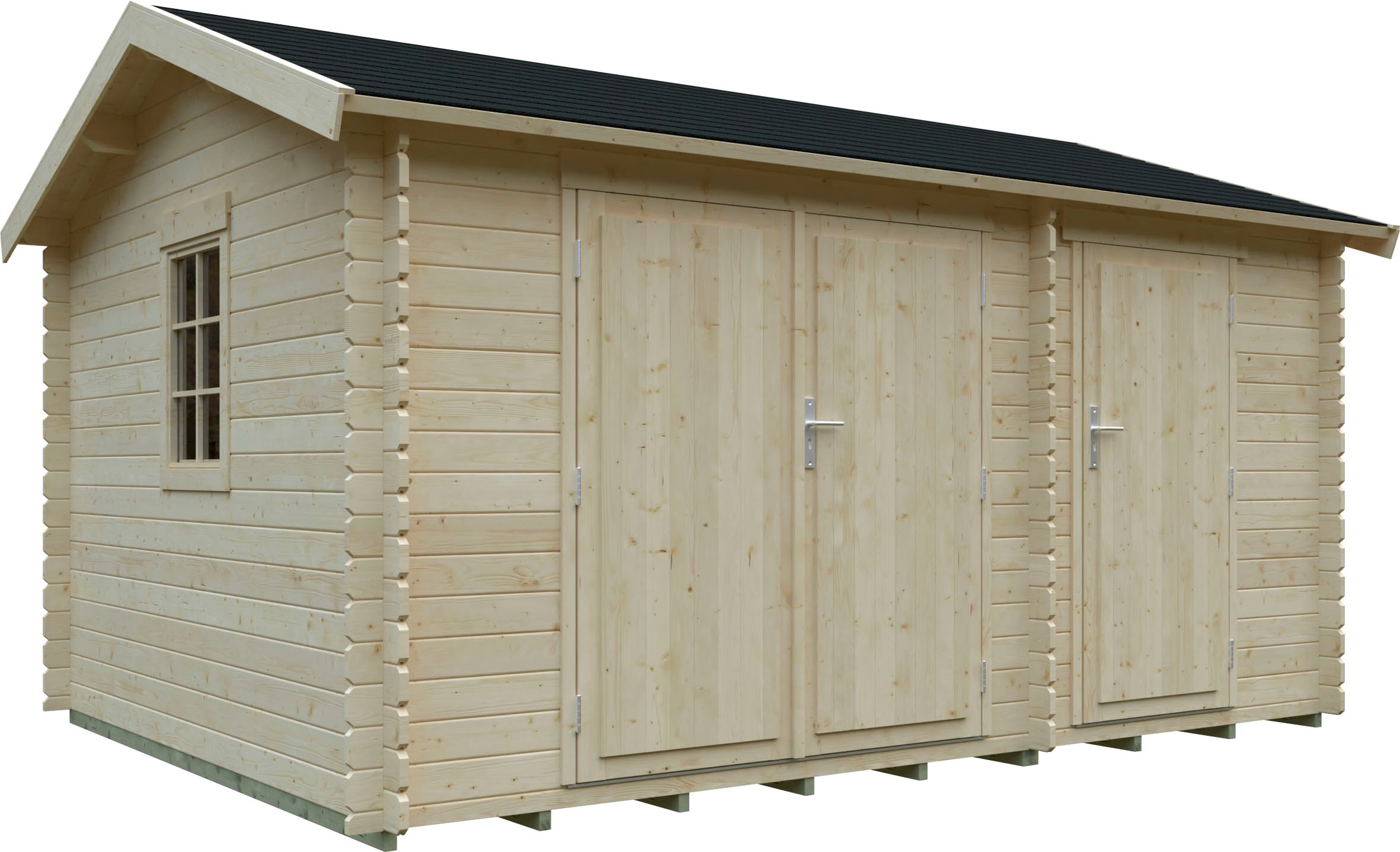 Kiehn-Holz Gartenhaus »Gassler Berg«, aus naturbelassenem Fichtenholz