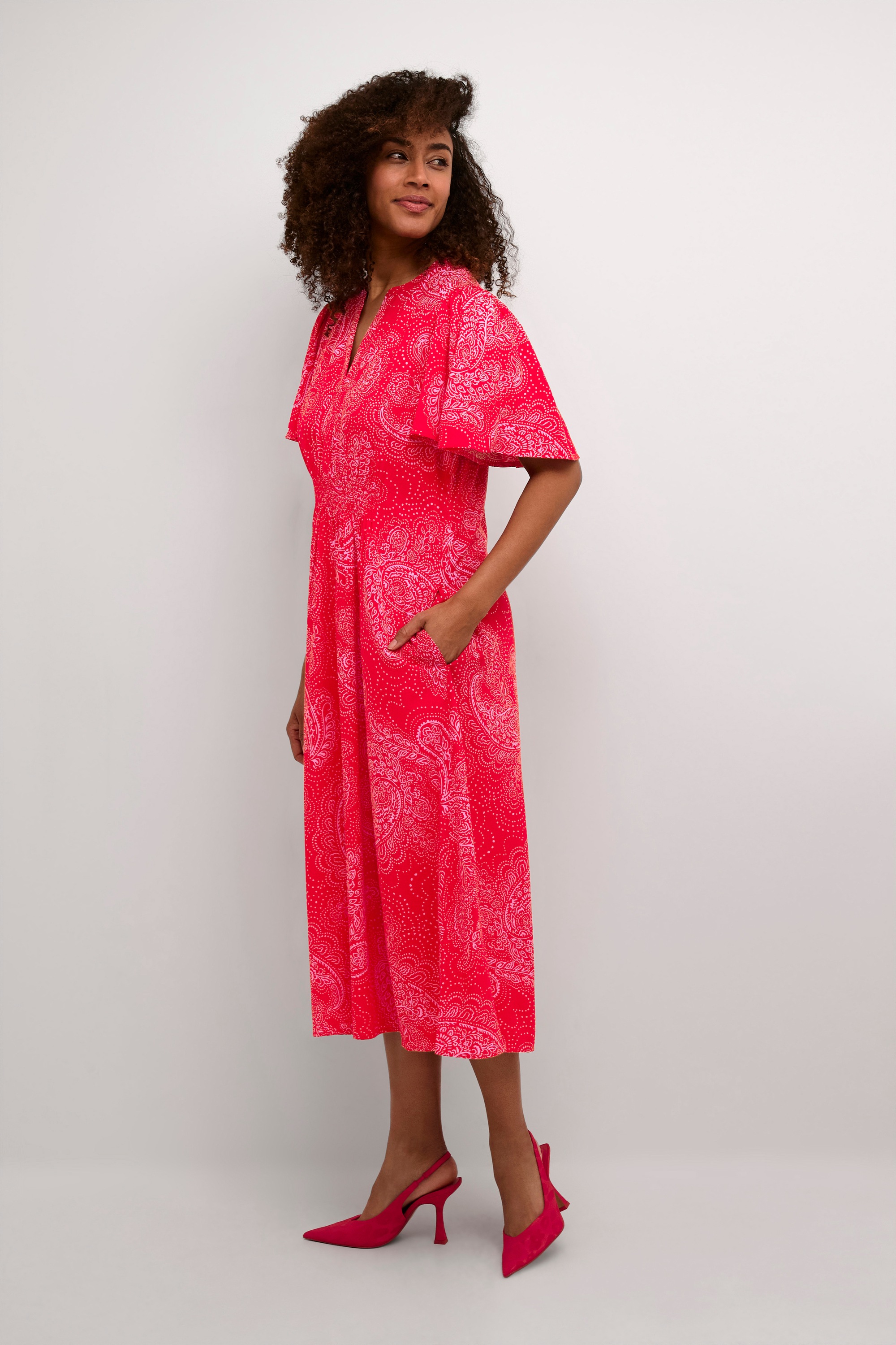 Culture Midikleid »Damen Kleid CUpolly«