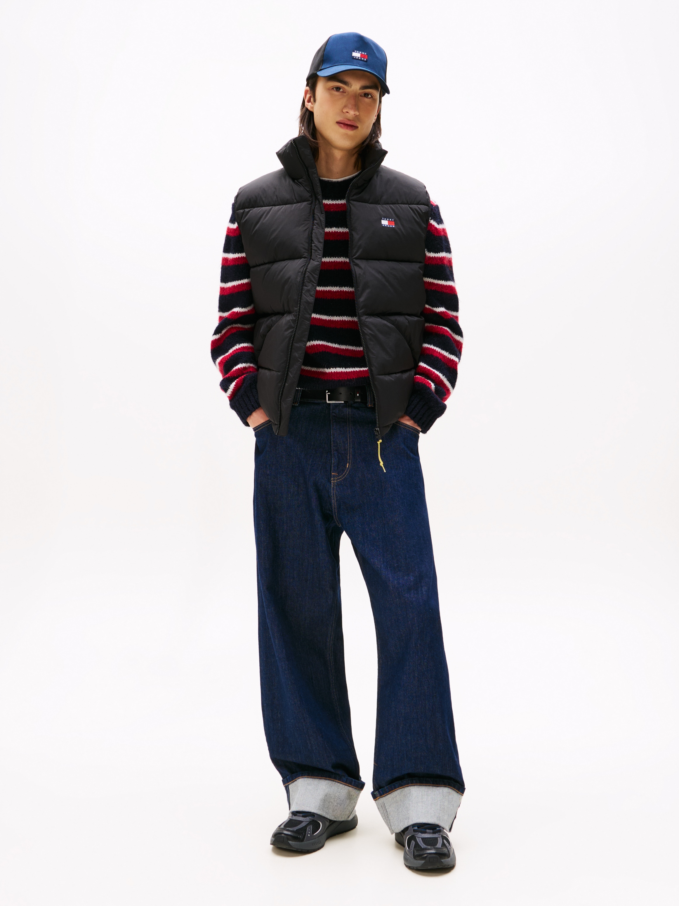 Tommy Jeans Steppweste »TJM VAIL PUFFER VEST«, mit Stehkragen, relaxed fit