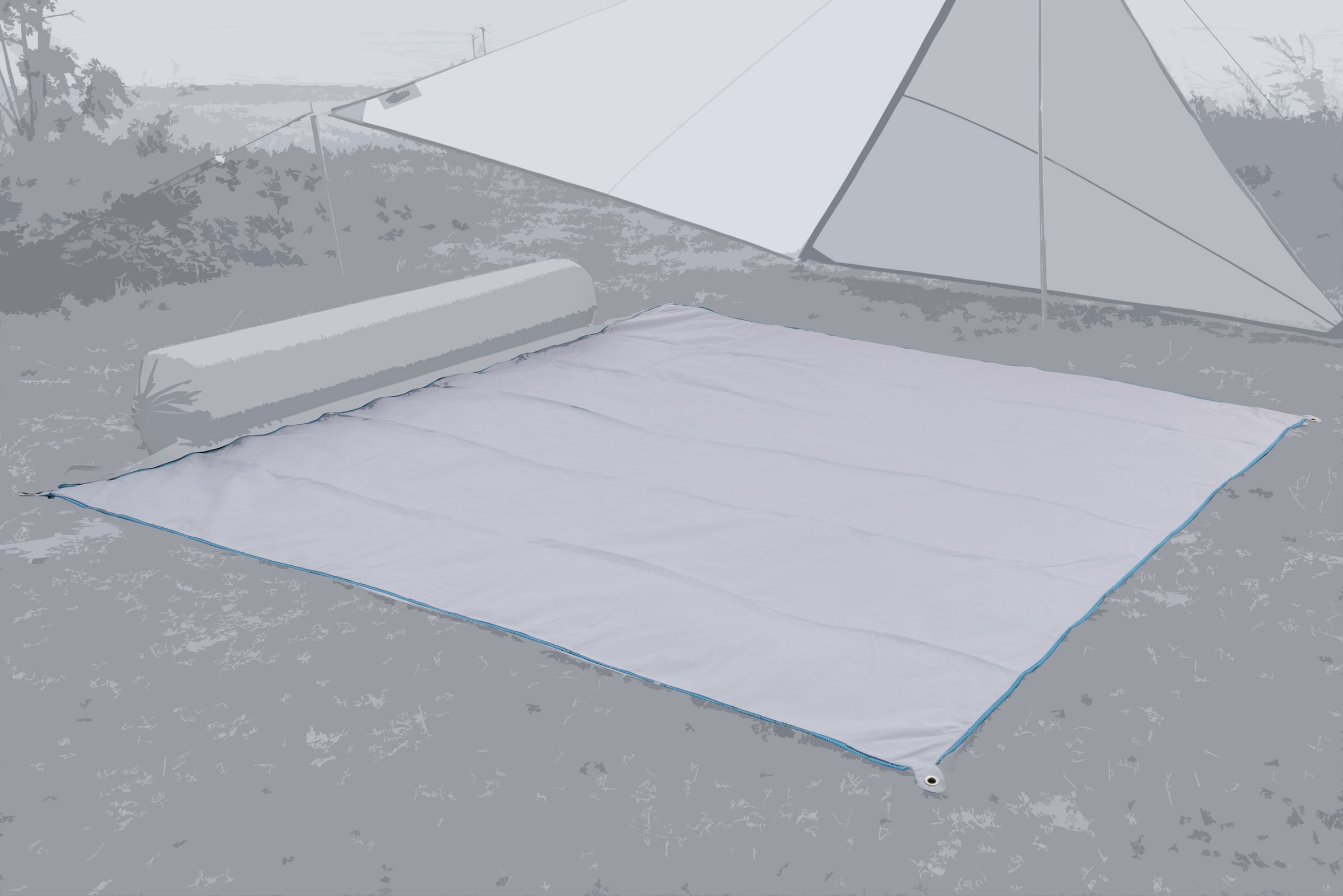 BENT Outdoorteppich »Carpet Plain«, rechteckig, 4 mm Höhe, PFC frei