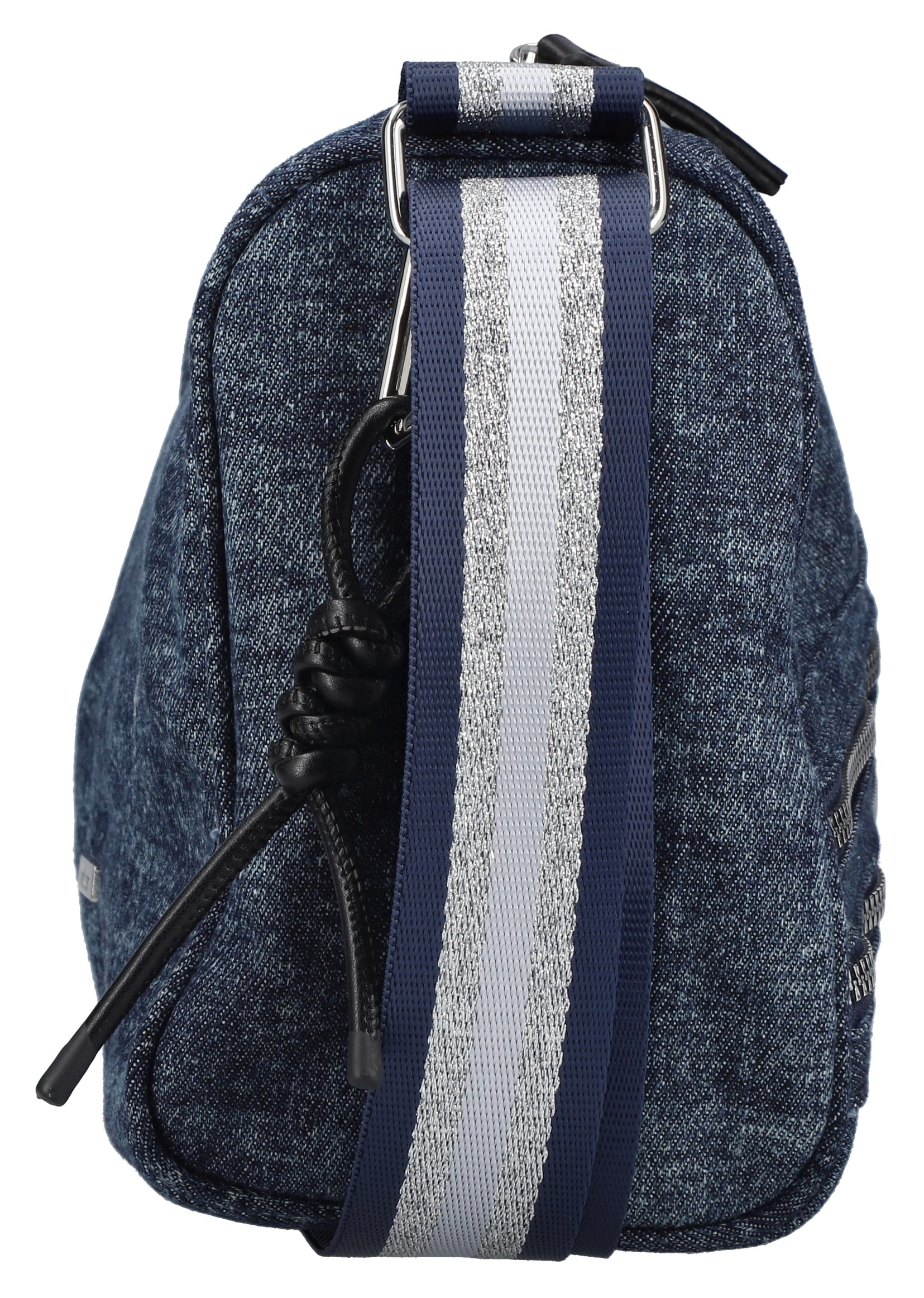 Rieker Schultertasche, Umhängetasche, Damen-Handtasche mit abnehmbarem Logo-Anhänger