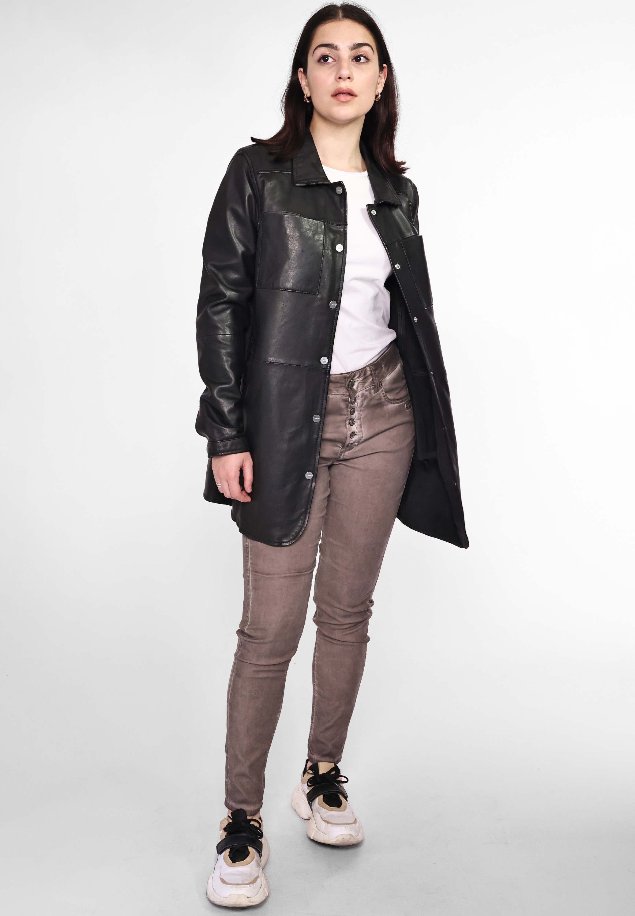 Maze Lederjacke »Lederhemd 42020135«