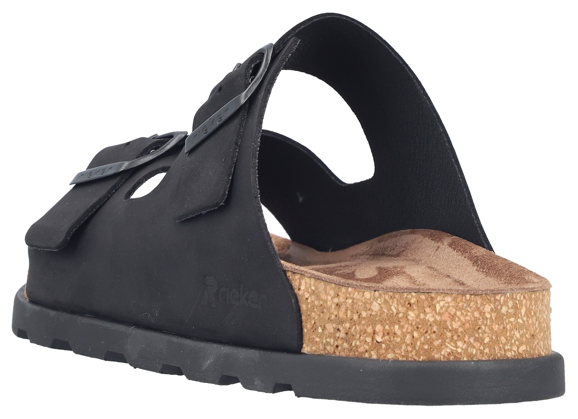 Rieker Pantolette  Sommerschuh, Strandschuh, Hausschuh mit bequemem Fußbett