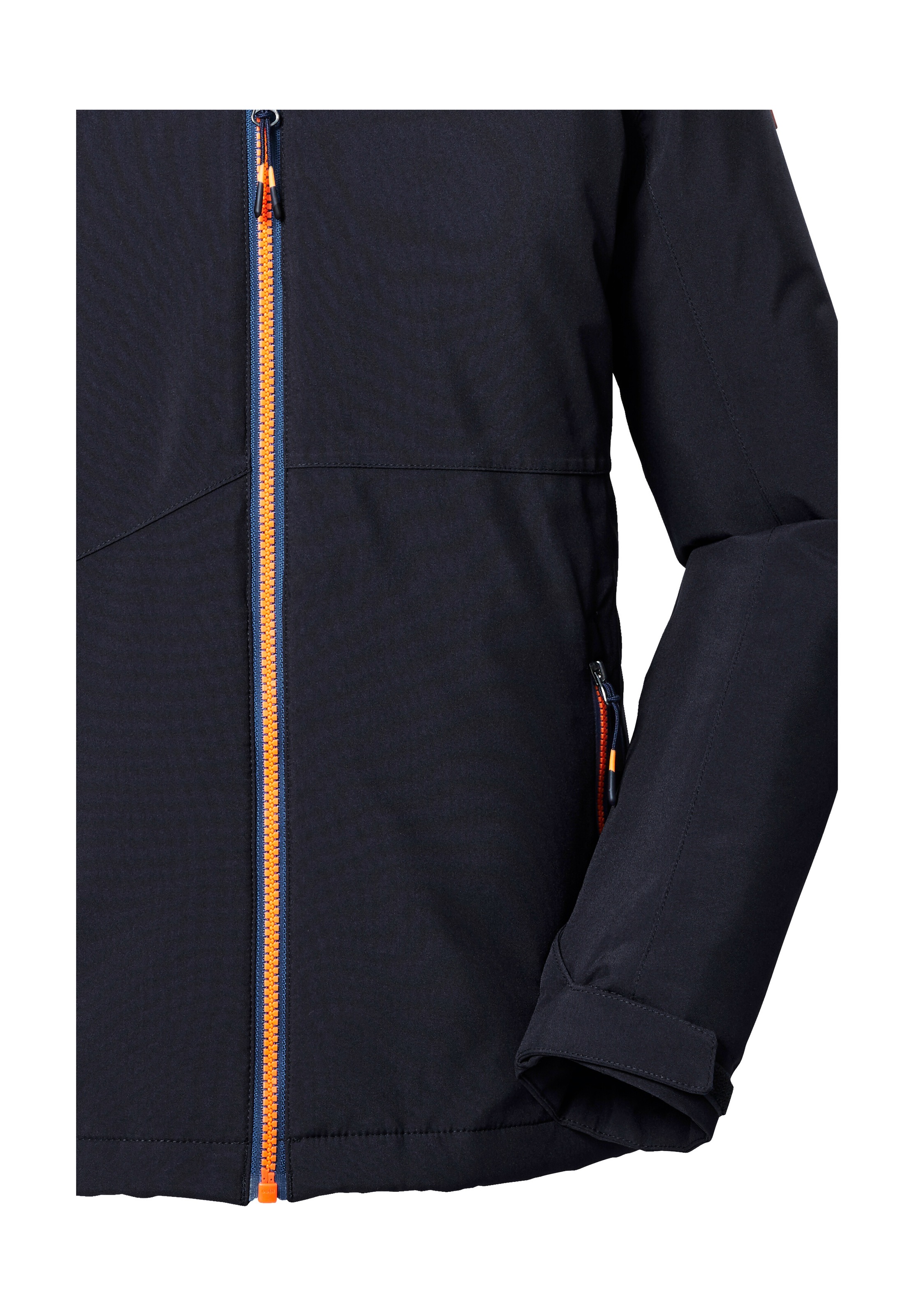 Killtec Funktionsjacke »KOW 369 BYS JCKT«, Wasserdichte Funktionsjacke mit Kapuze, verstellbaren Bündchen und Fleece-Einsatz