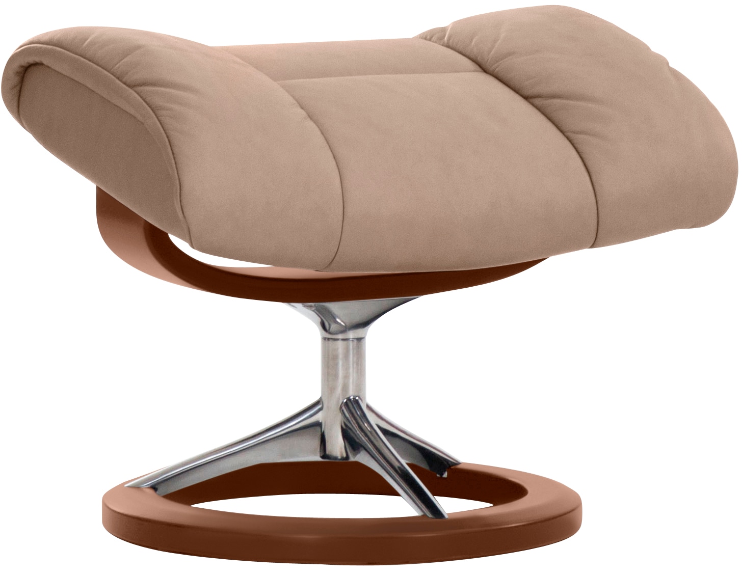 Stressless® Hocker »Ruby«, mit Signature Base, Gestell Eiche, Wenge, Braun & Schwarz