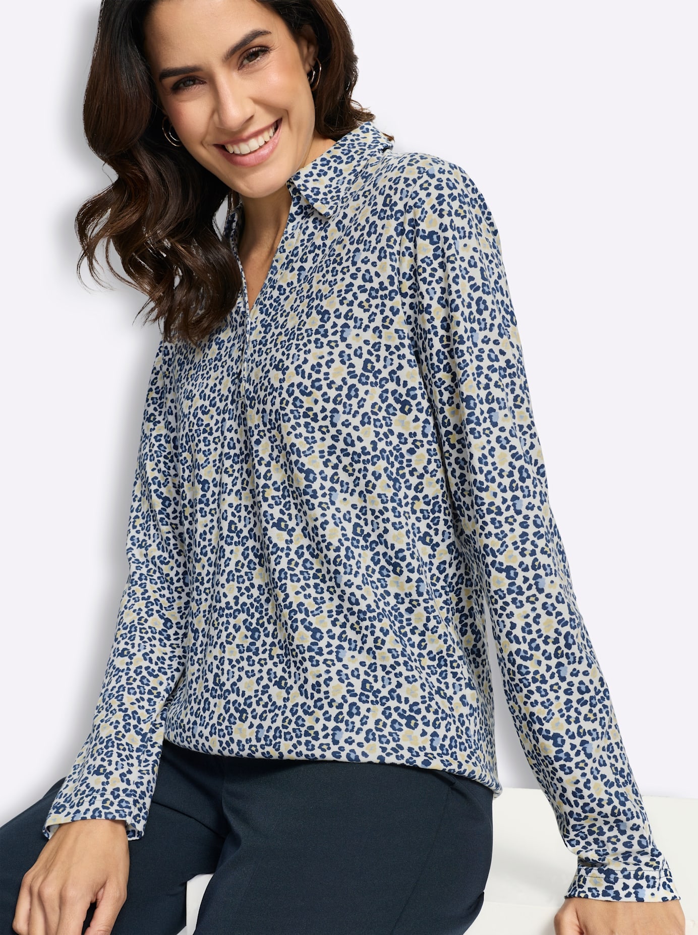 Inspirationen Poloshirt »Print-Shirt« 1
