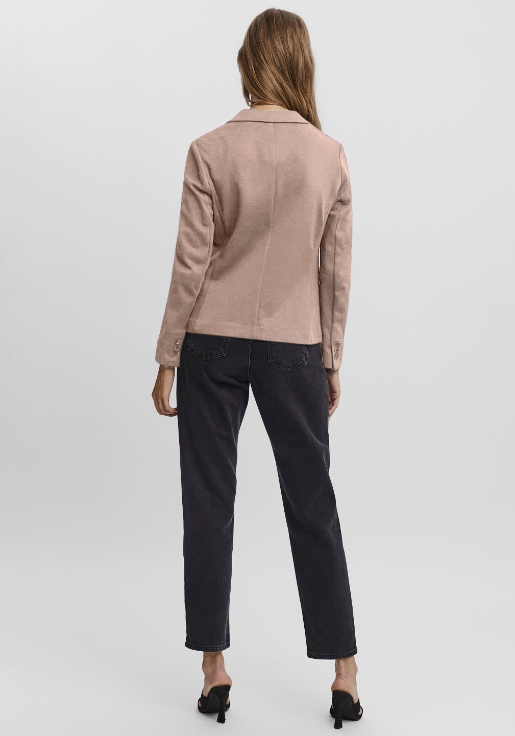 Vero Moda Jerseyblazer »VMJULIANE, figurbetonter Schnitt, 1-Knopf Verschluss« Materialmix, ungefüttert, regular fit