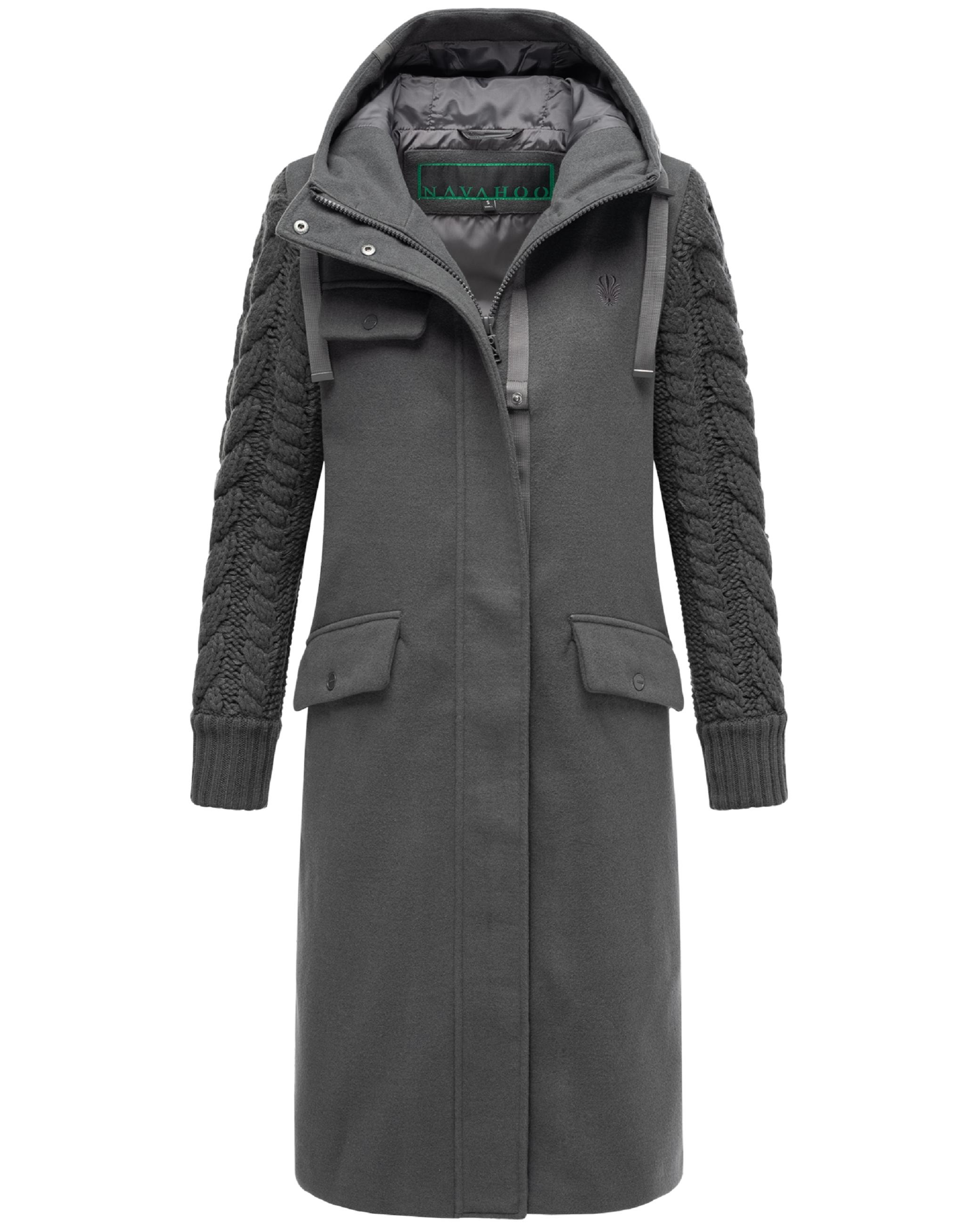 Navahoo Kurzmantel »Wintermantel Knit Babe 14«