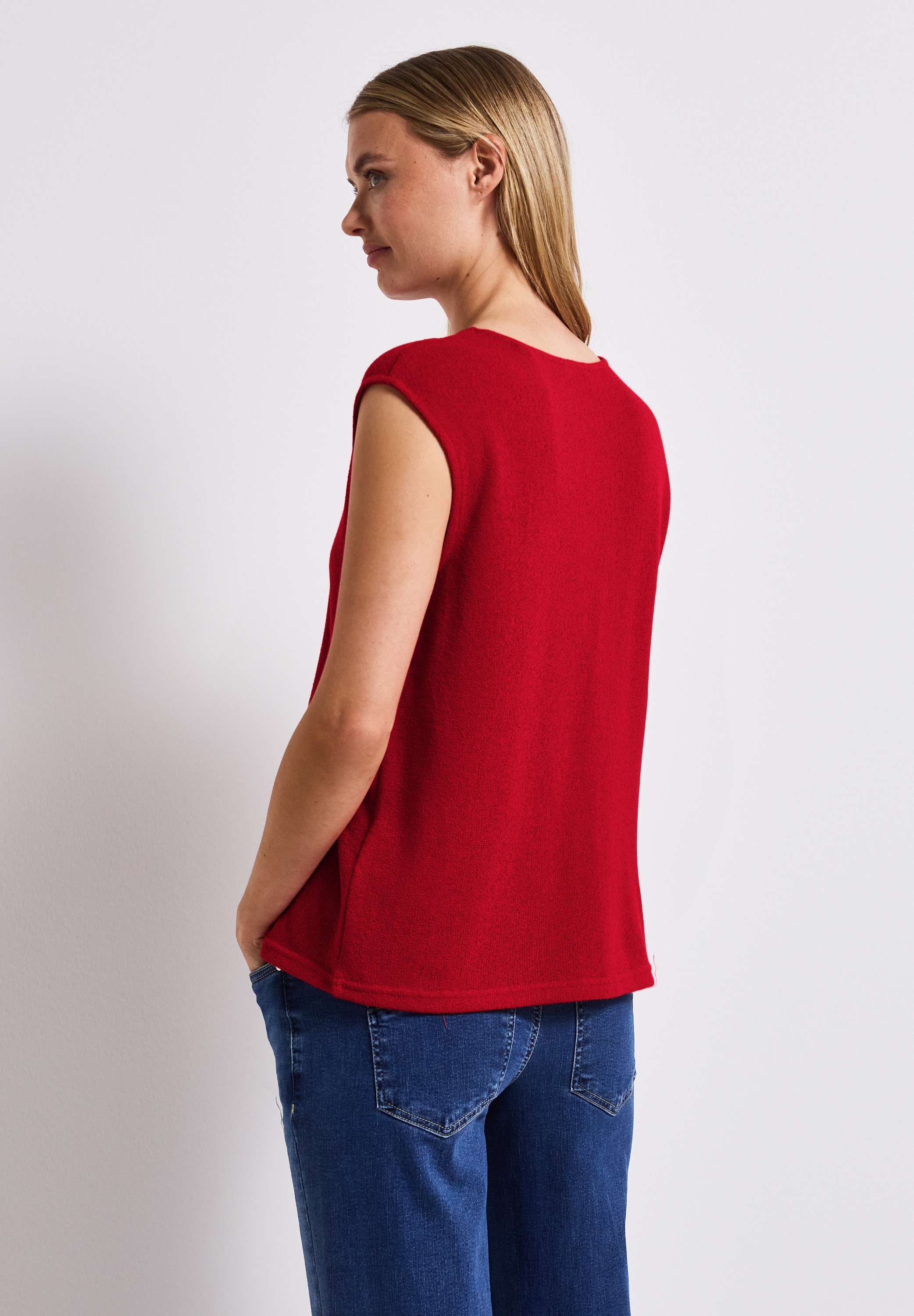 STREET ONE Stricktop, mit Rundhals