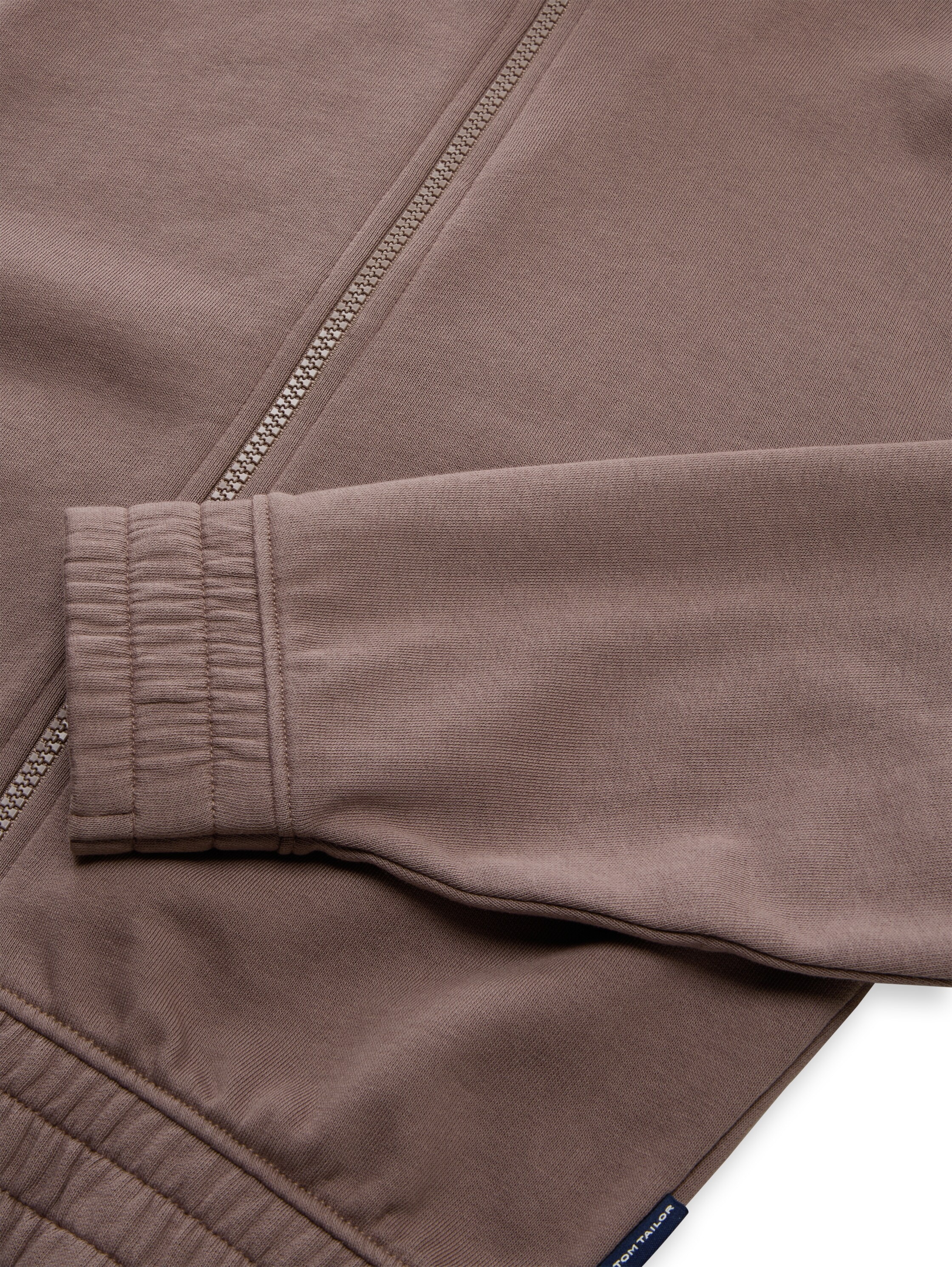 TOM TAILOR Sweatjacke mit Stehkragen