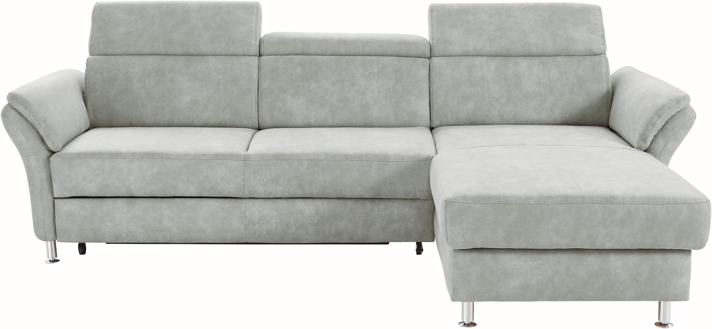 sit&more Ecksofa »Avignon L-Form«, Kopfteilverstellung, wahlweise mit Bettfunktion und Bettkasten