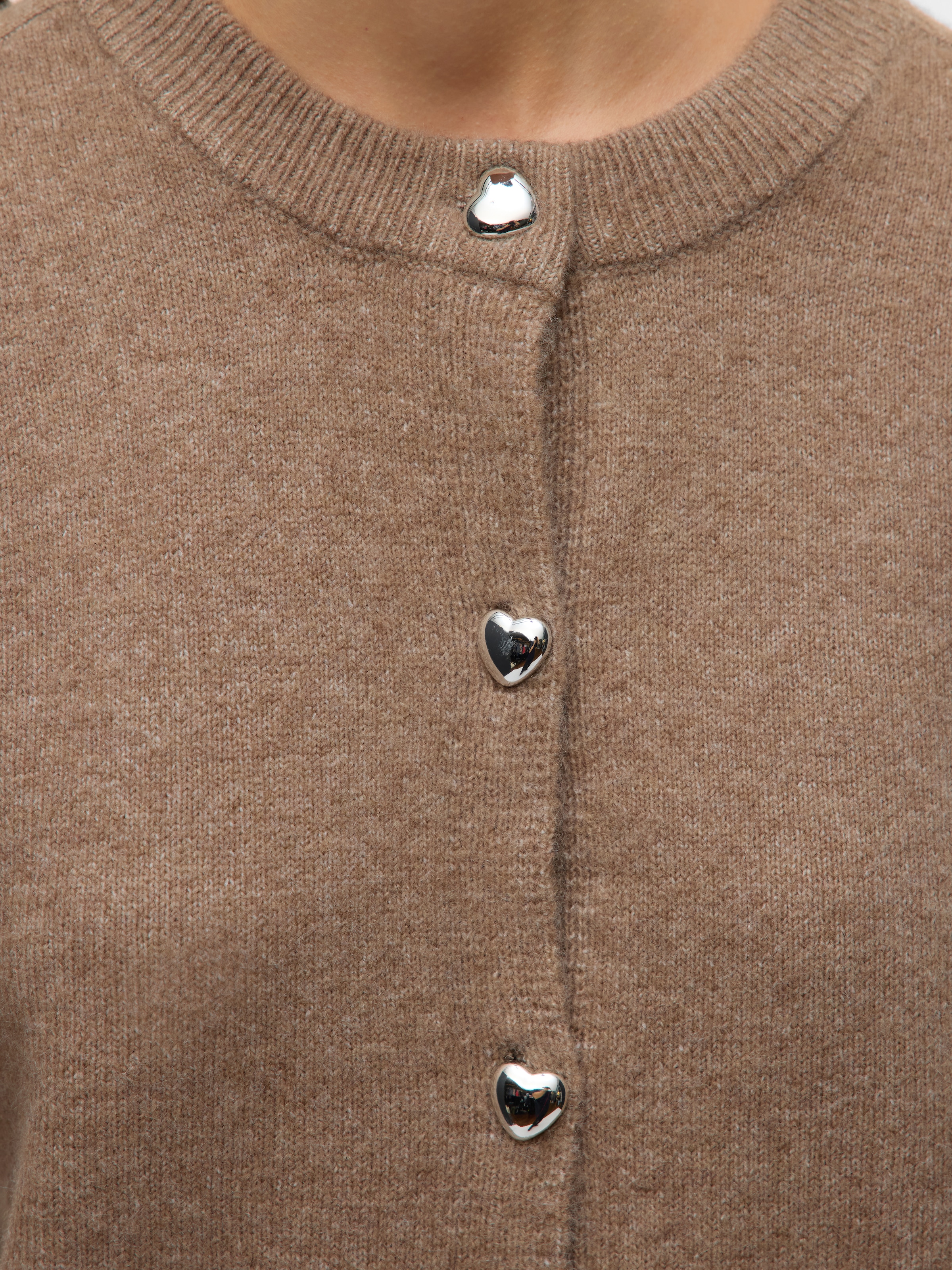 Vero Moda Strickjacke »VMFIONA LS SHORT BUTTON CARDIGAN GA BOO«