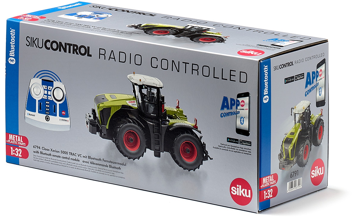 Siku RC-Traktor »SIKU Control, Claas Xerion 5000 TRAC VC (6794)«, inkl. Bluetooth App-Steuerung