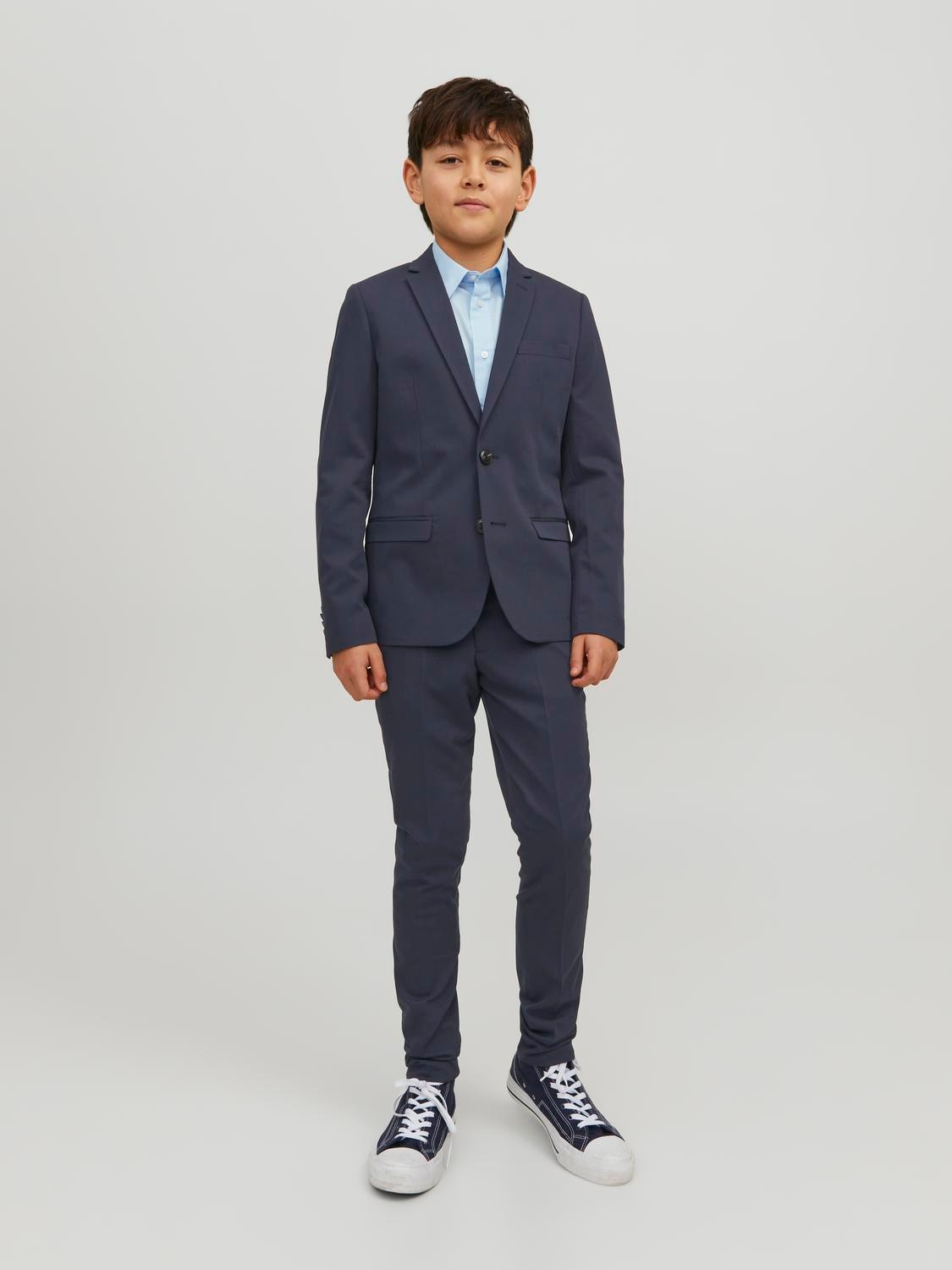 Jack & Jones Junior Anzughose »JPRSOLAR elastisch, pflegeleicht, komfortabel«  unifarben, modisch, slim fit, Web