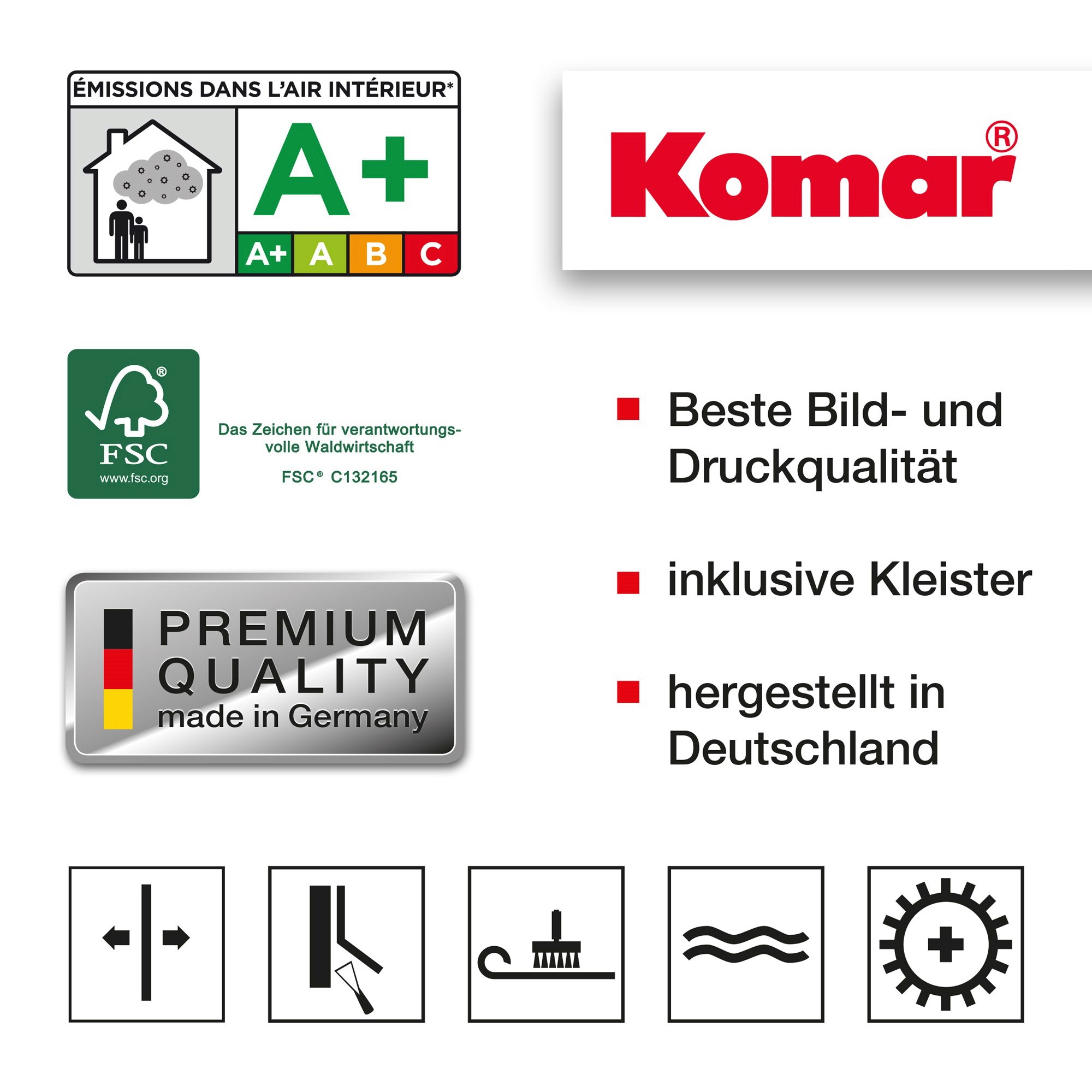 Komar Fototapete »Vibrant Spring - Größe 368 x 254 cm«, bedruckt, Wohnzimmer, Schlafzimmer