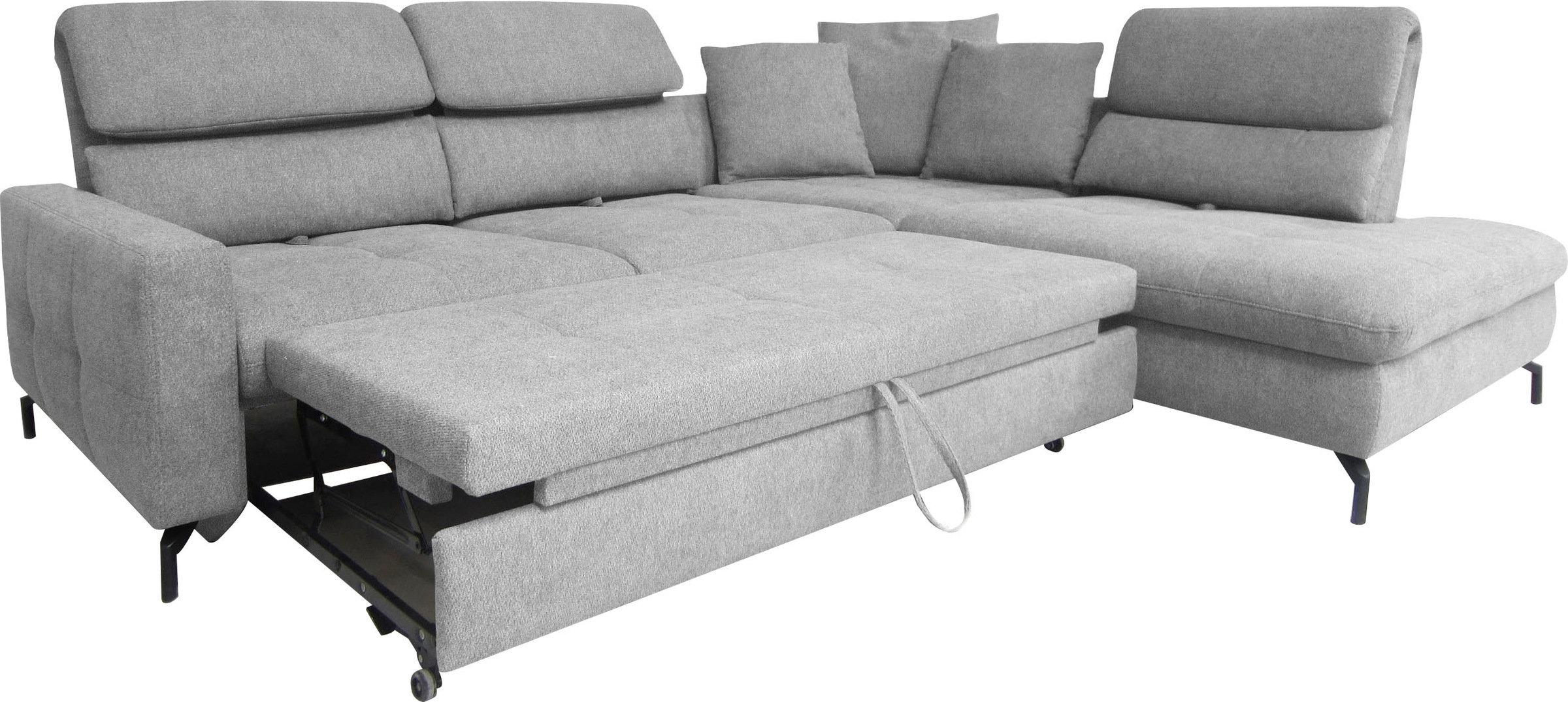 alina Ecksofa »Louis«, Breite 286 cm, Rückenlehnenverstellung, wahlweise mit Bettfunktion