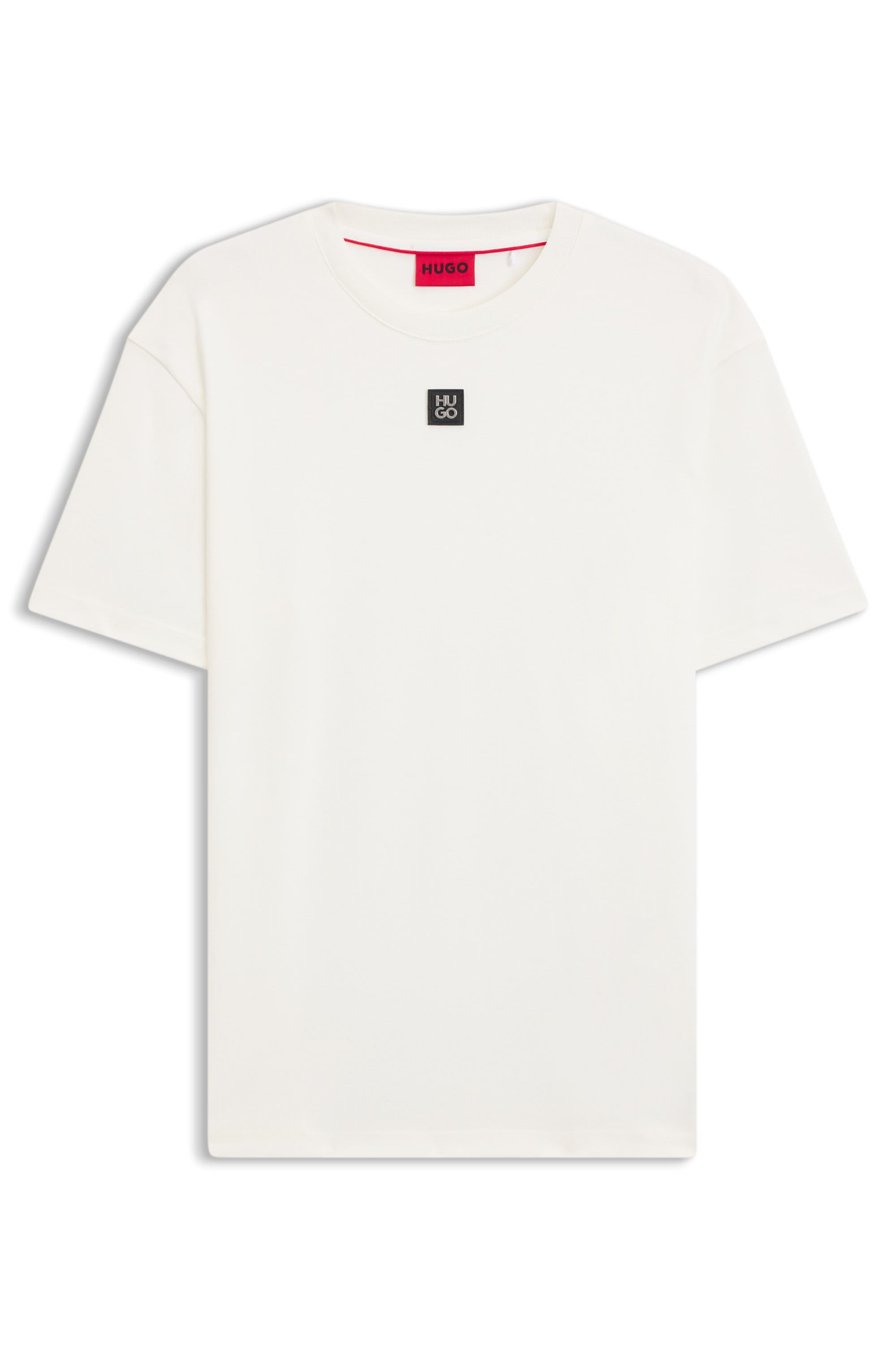 HUGO T-Shirt »Dalile« Stacked-Logo, Rundhals, regular fit