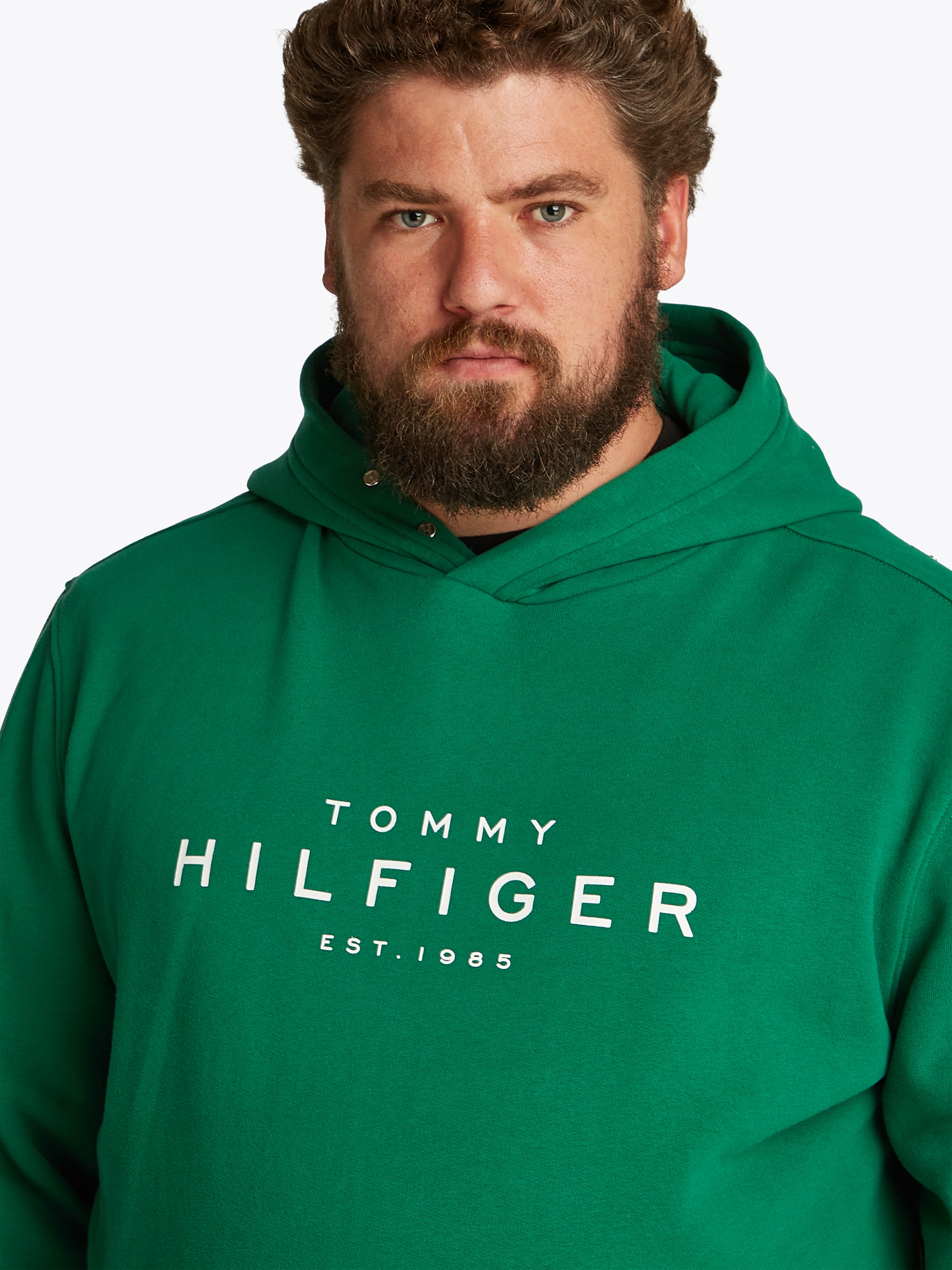 Tommy Hilfiger Big & Tall Sweatshirt »BT-TOMMY HILFIGER HOODY-B«, in Großen Größen, Logostickerei