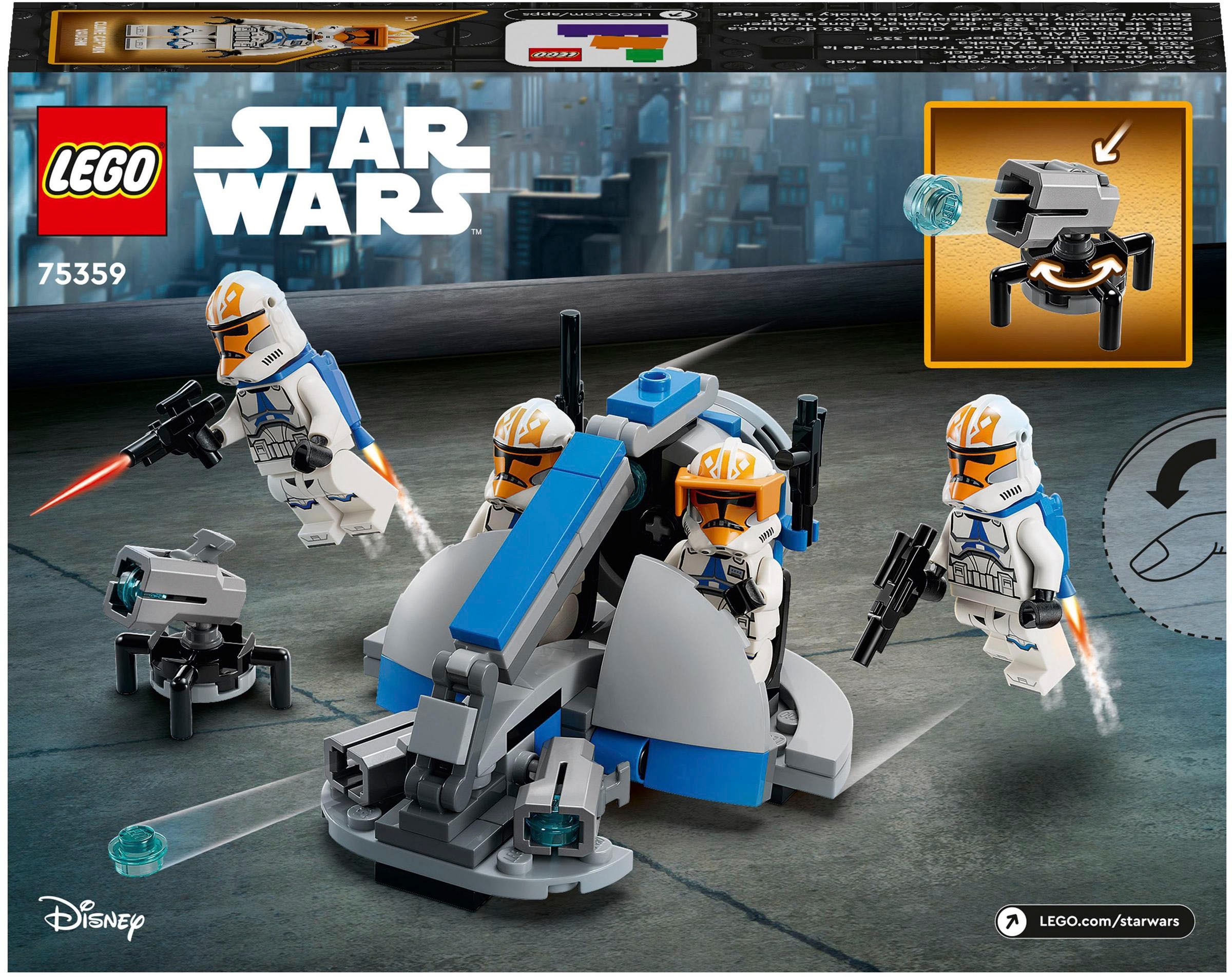 LEGO® Konstruktionsspielsteine »Ahsokas Clone Trooper der 332. Kompanie (75359), LEGO® Star Wars™«, (108 St., Battle Pack), Made in Europe