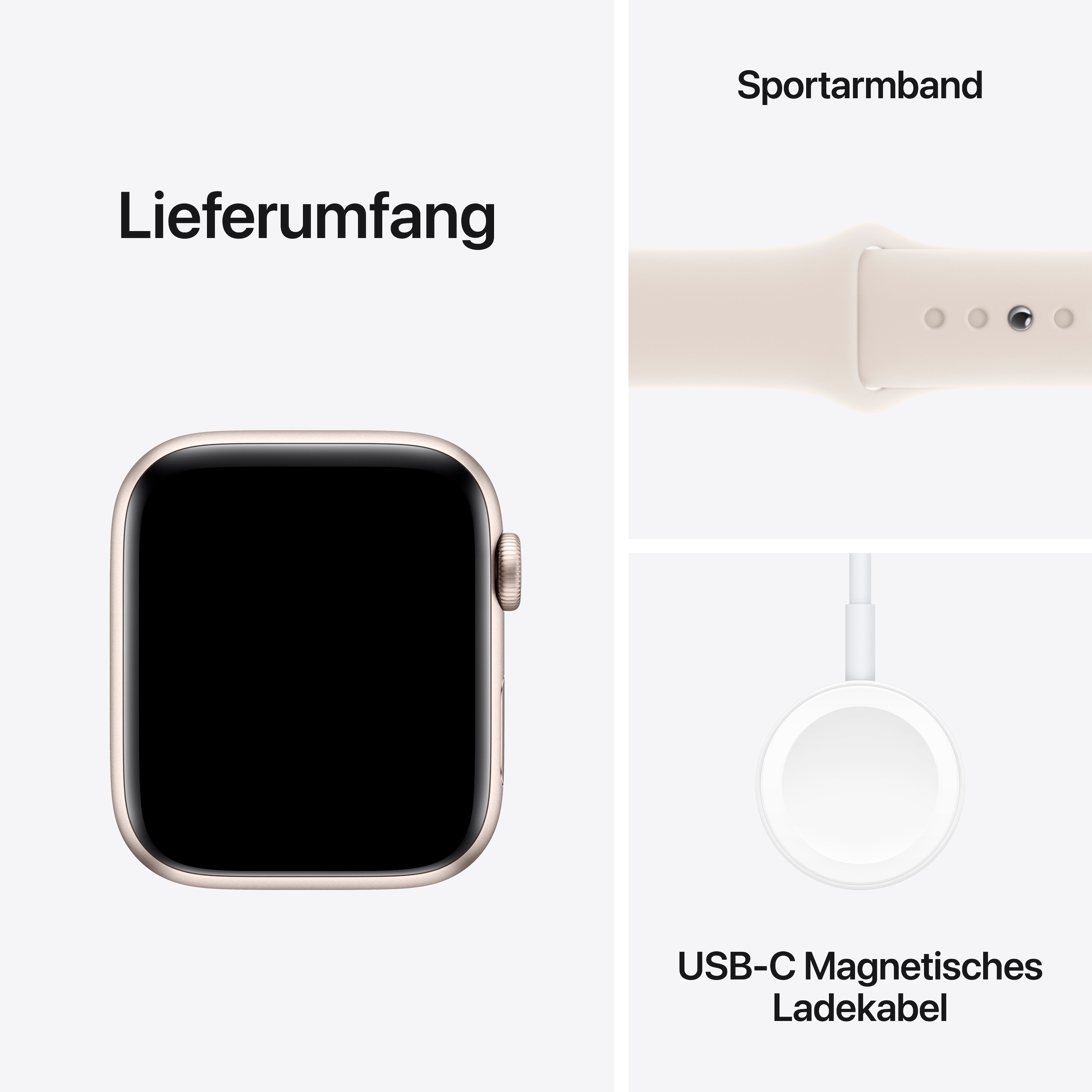 Apple Smartwatch »Watch SE (2024)«, Watch OS, 32 GB,)