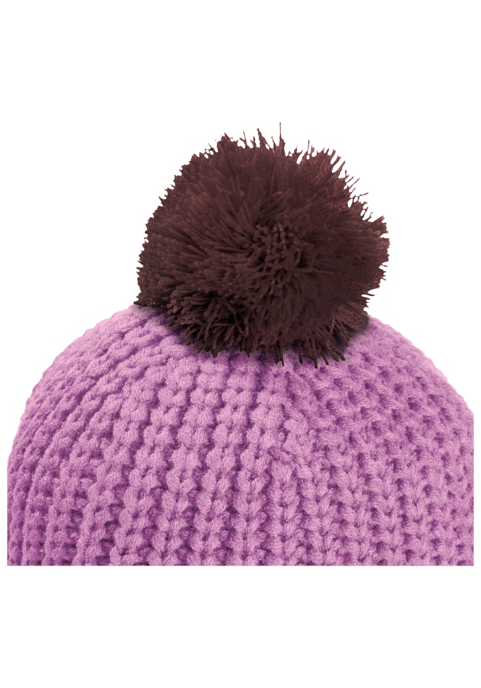 Jack Wolfskin Bommelmütze »POMPOM BADGE BEANIE K« Kindermütze, warm, mit Bommel