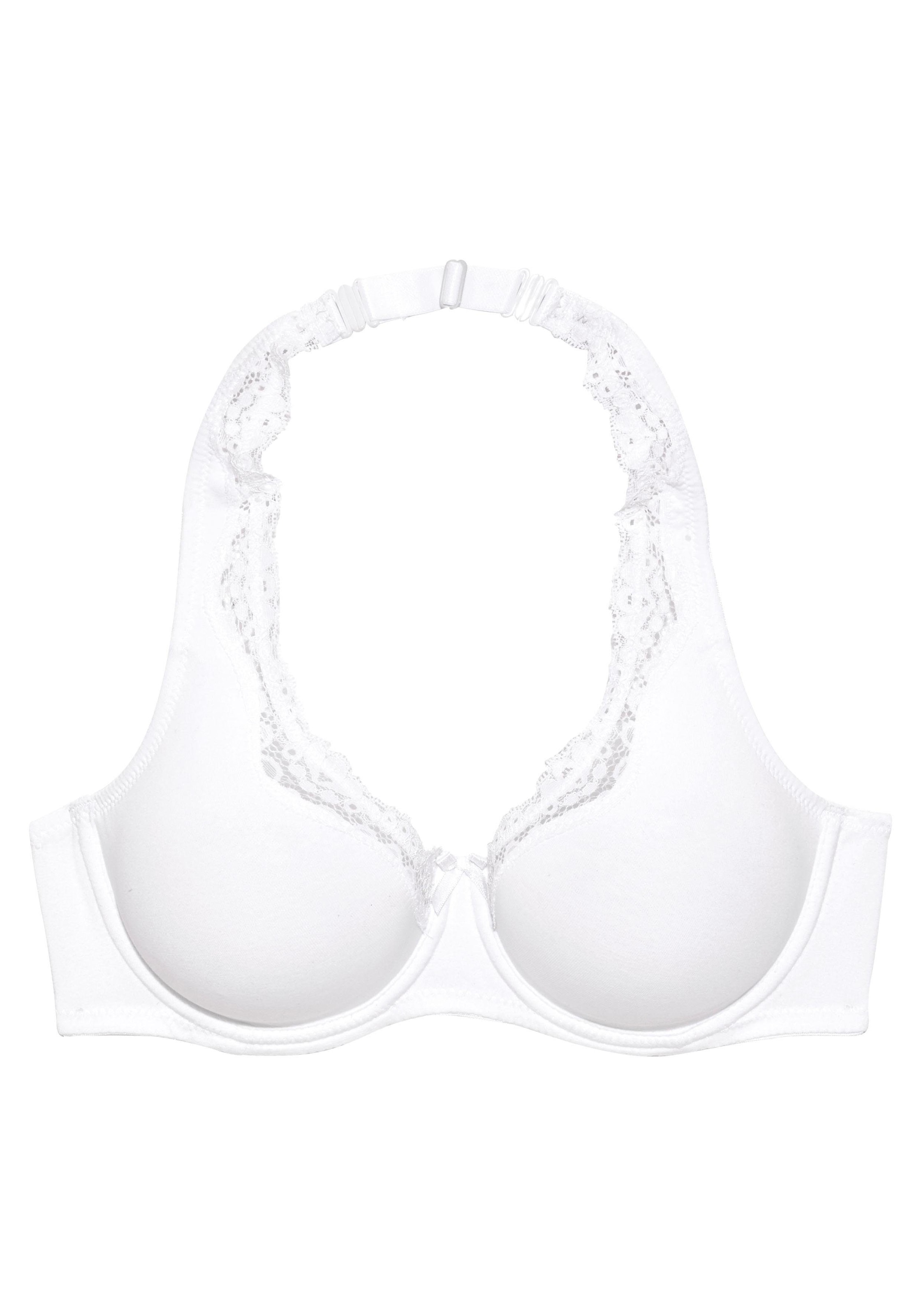 petite fleur Bügel-BH, (Packung, 2 Stück), mit Tragevariante Neckholder, Basic Dessous