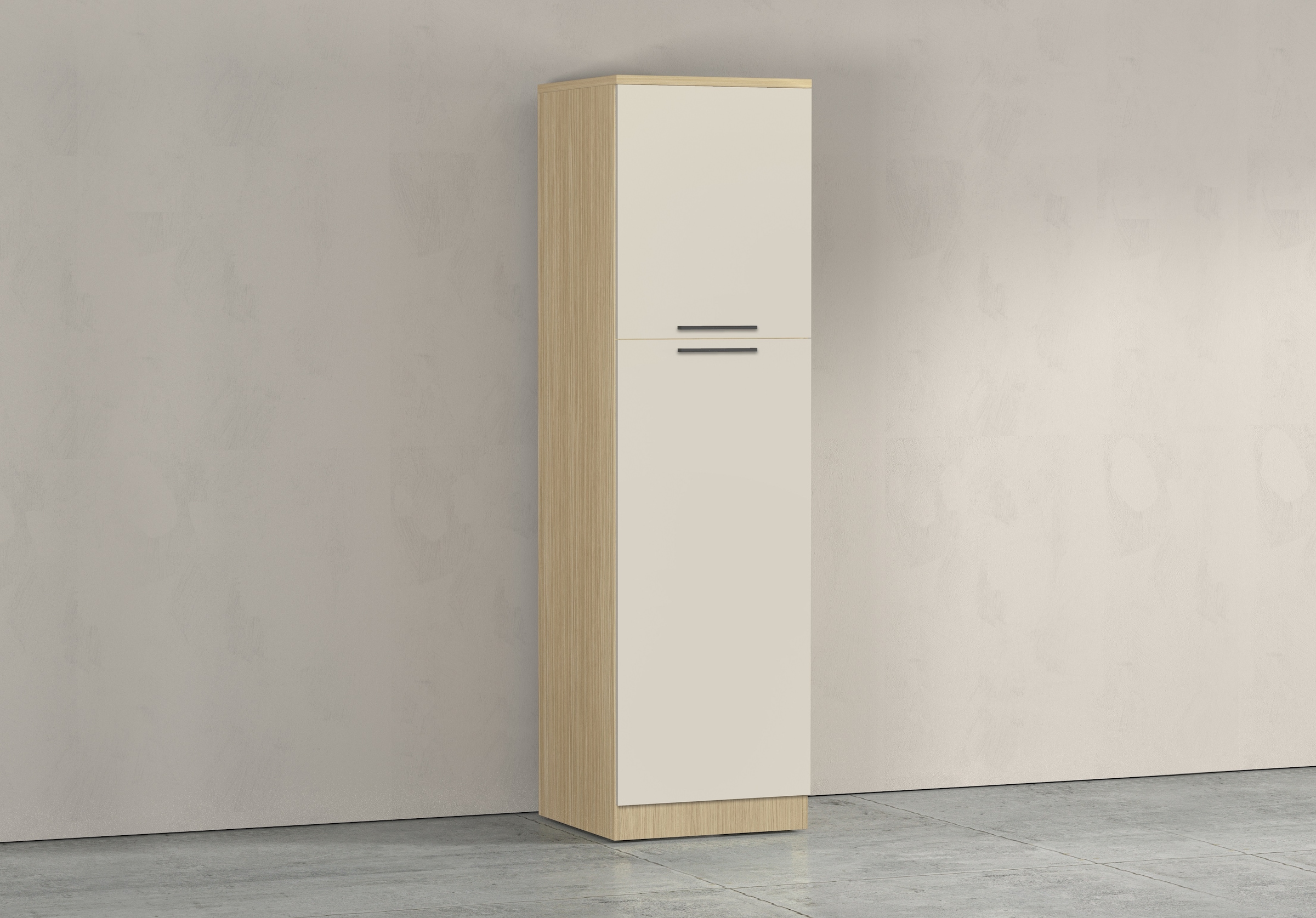 KOCHSTATION Vorratsschrank »Luna, Hochschrank, Küchenvorratsschrank, Speiseschrank, Made in Italy« B/T/H: 60×60×214,5 cm, mit 6 großzügigen Fächern