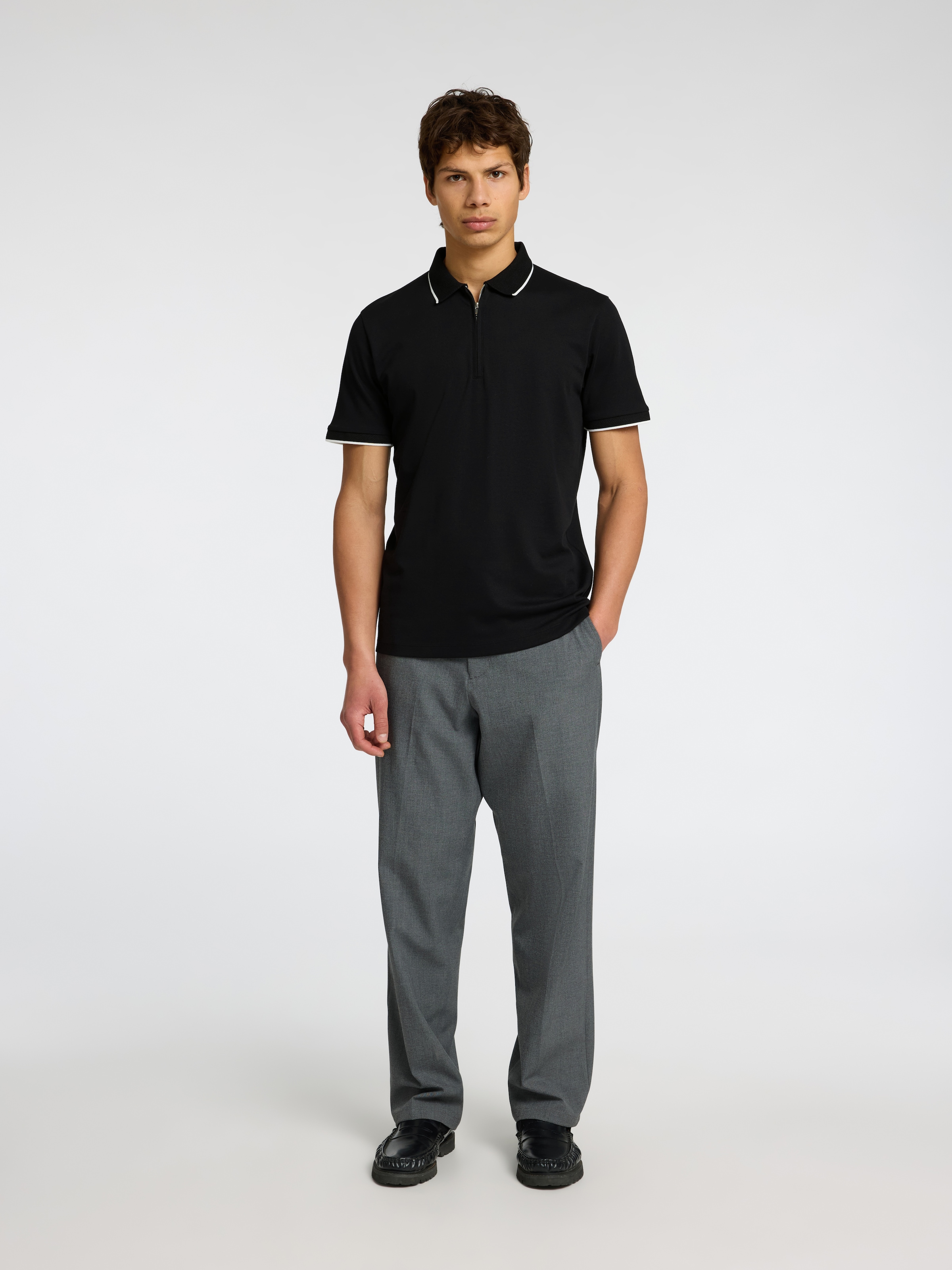 SELECTED HOMME Poloshirt »SLHFAVE SPORT ZIP SS POLO NOOS«