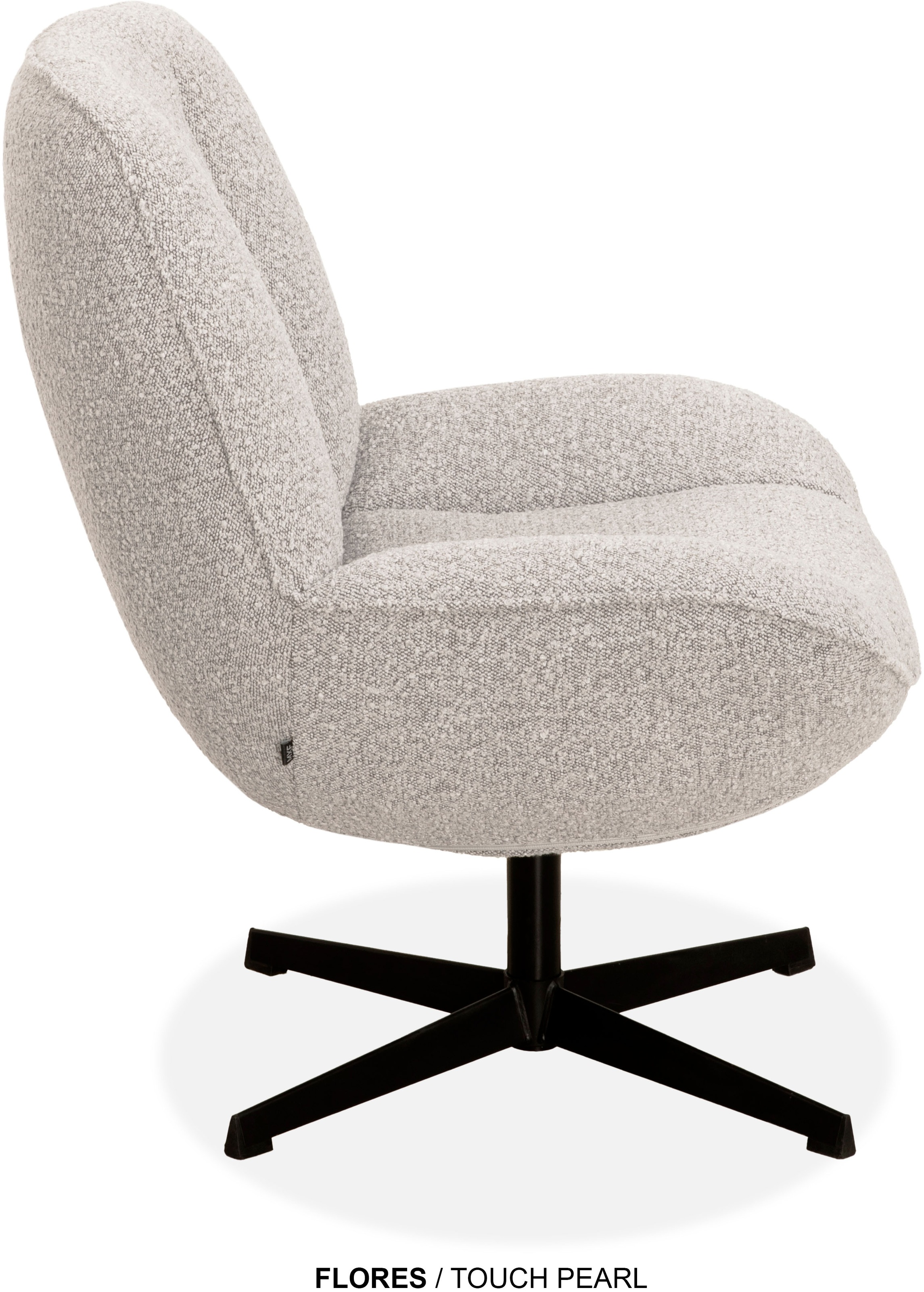 OMG Design Sessel »Flores« bequemer Sessel, mit Drehgestell
