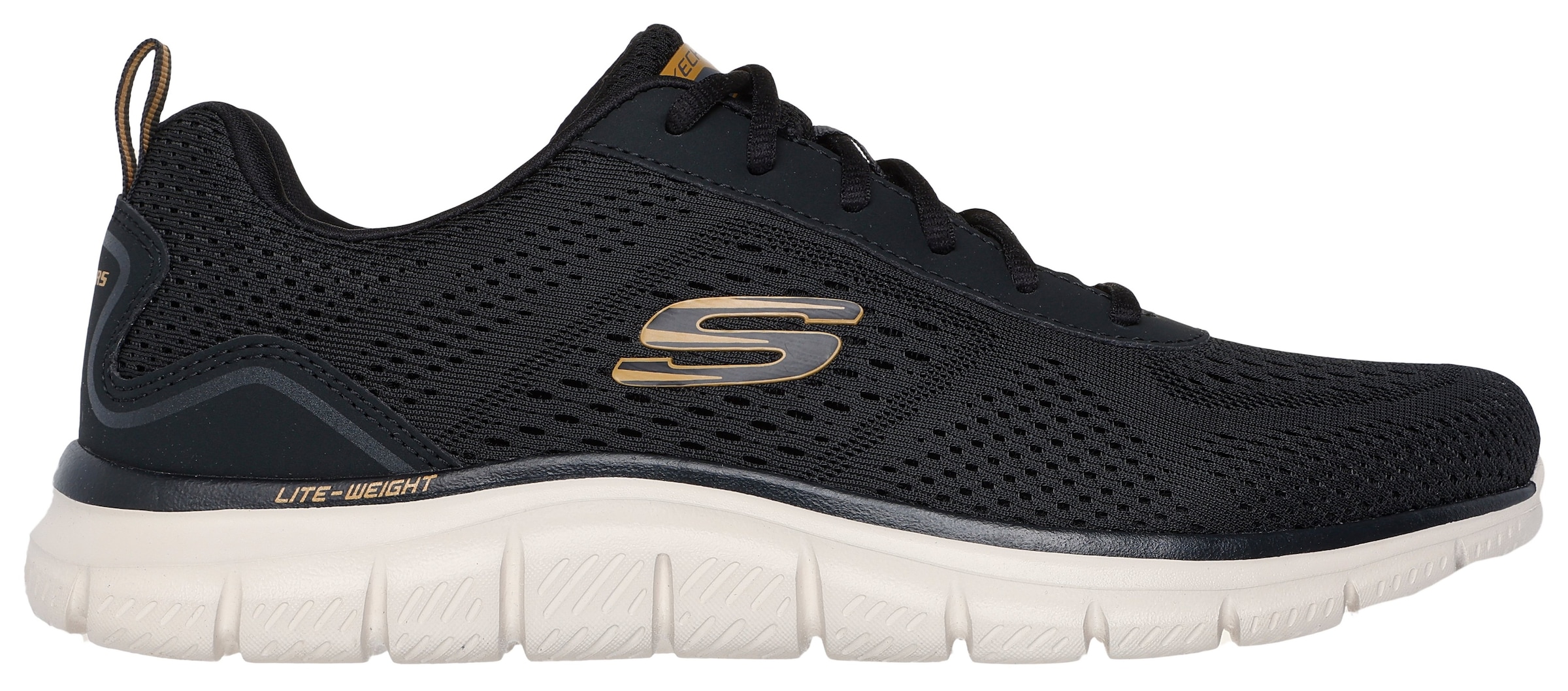 Skechers Schnürschuh »TRACK-LESHUR«, Freizeitschuh, Trainingsschuh im Materialmix