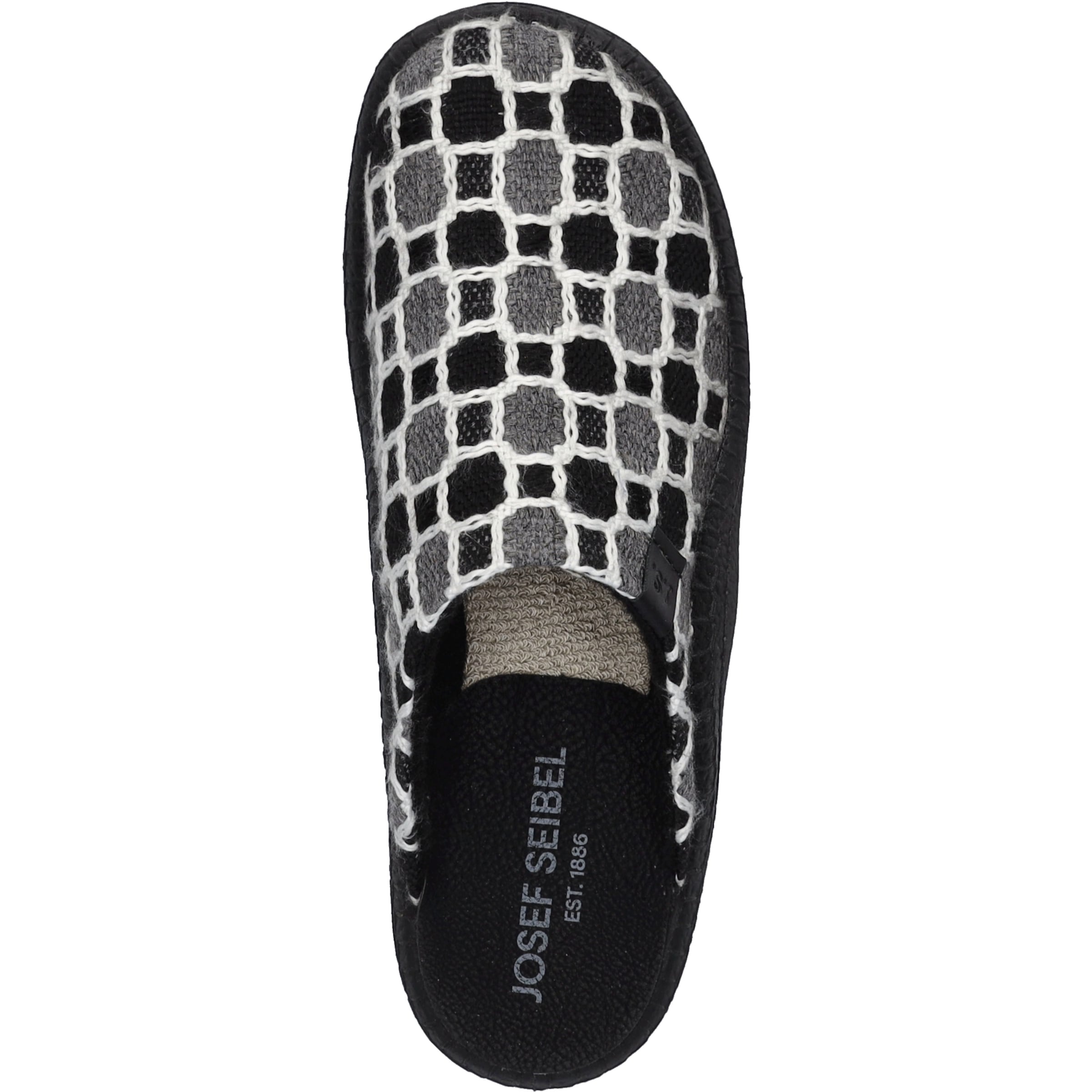 Josef Seibel Hausschuh »Monaco D 03, schwarz-multi«