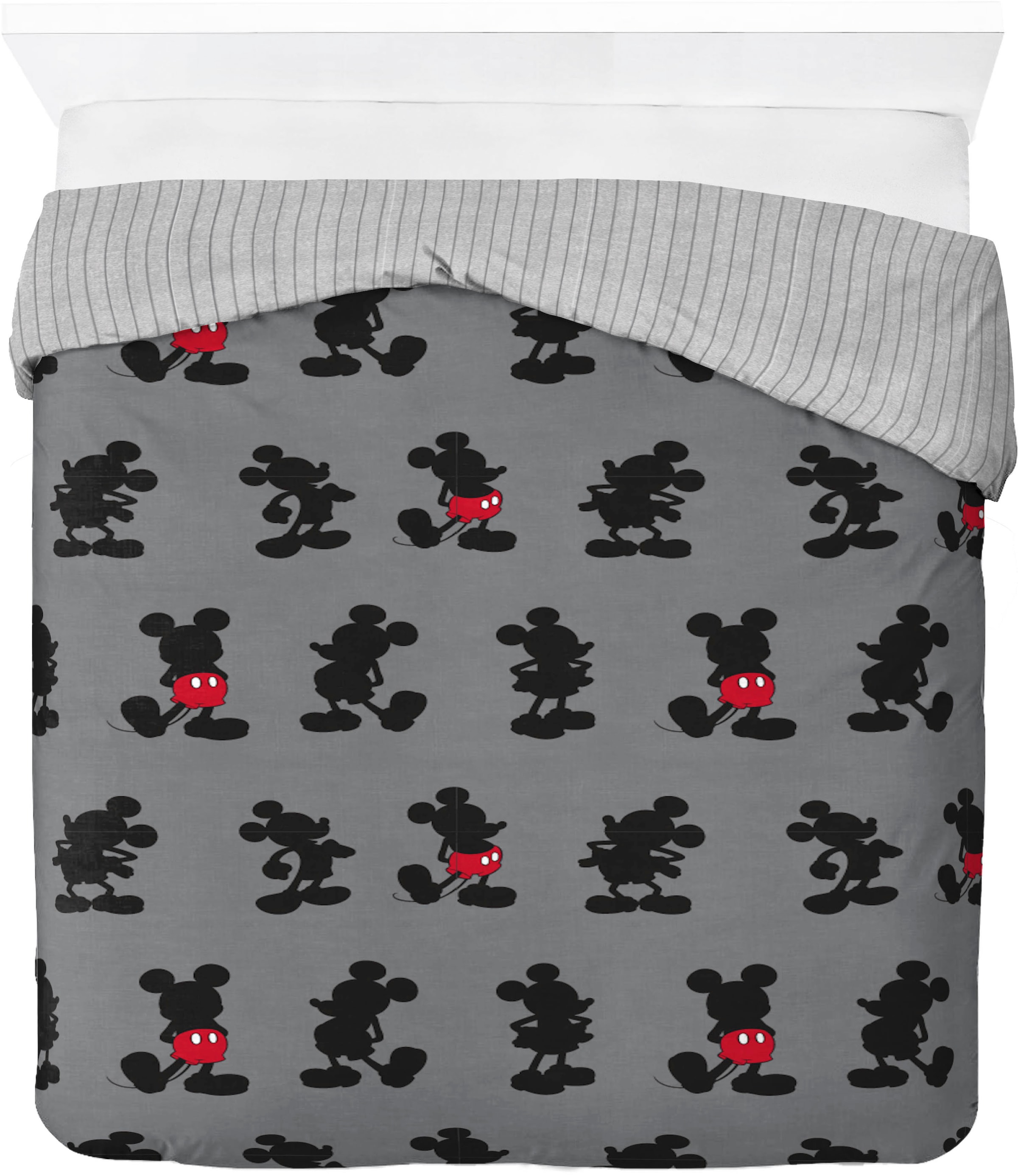 Disney Kinderbettwäsche »Disney Mickey Mouse Bettbezug-Set 135x200 cm + Kissenbezug 80x80 cm« 2 tlg. 100 % Baumwolle, maschinenwaschbar, wendbar