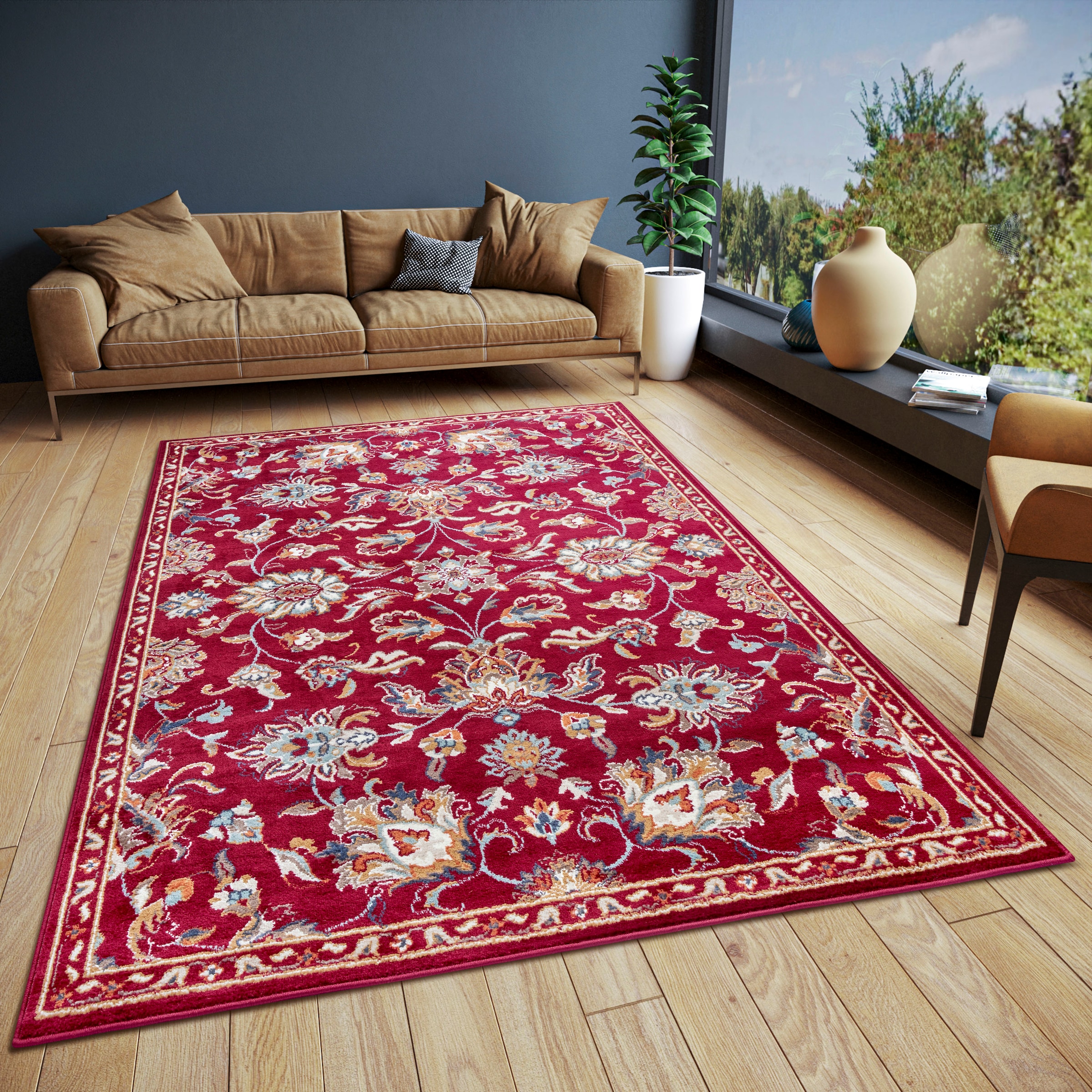 HANSE Home Teppich »Caracci«, rechteckig, 8 mm Höhe, Läufer, Orientalisch, Kurzflor, Wohnzimmer, Schlafzimmer, Esszimmer