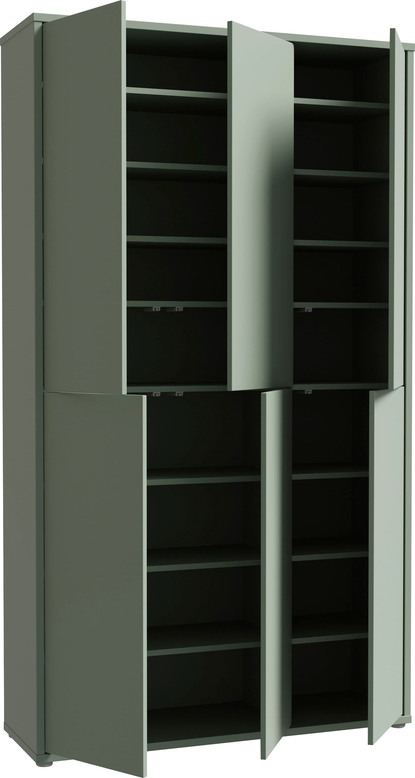 FORTE Schuhschrank »Alice Springs«, (B/H/T 109,2/191,9/34,9 cm), Stauraumschrank, Mehrzweckschrank, (B/H 109cm x 192cm), mit 16 Böden