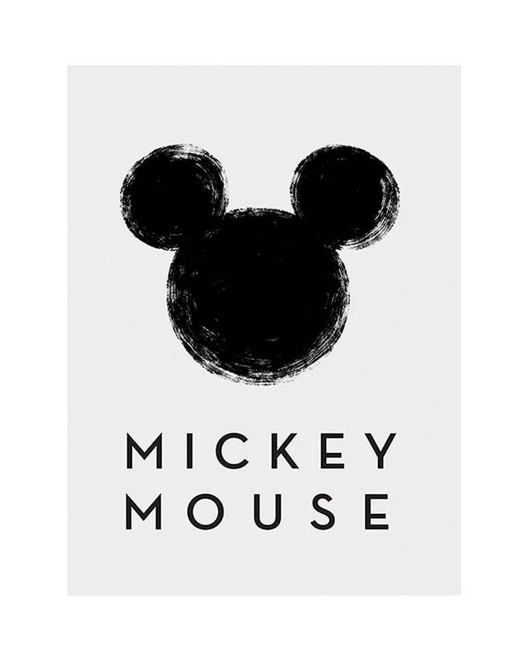 Komar Poster »Mickey kaufen Mouse Silhouette«, Kinderzimmer, Schlafzimmer, | Jahren online XXL Garantie Disney, St.), mit (1 Wohnzimmer 3