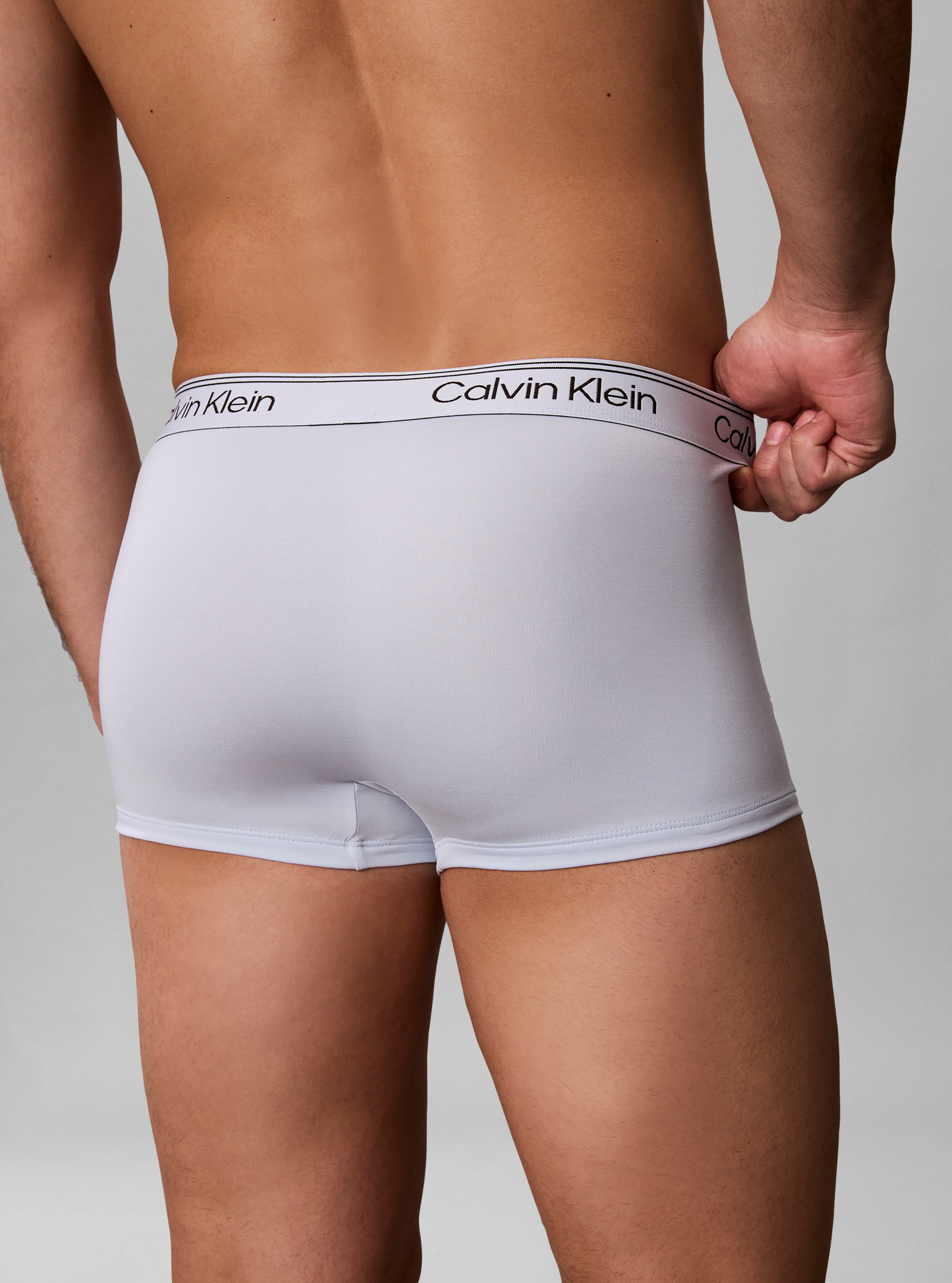Calvin Klein Underwear Trunk »LOW RISE TRUNK 3PK« Packung, 3er-Pack,  Regular fit mit elastischem Bund