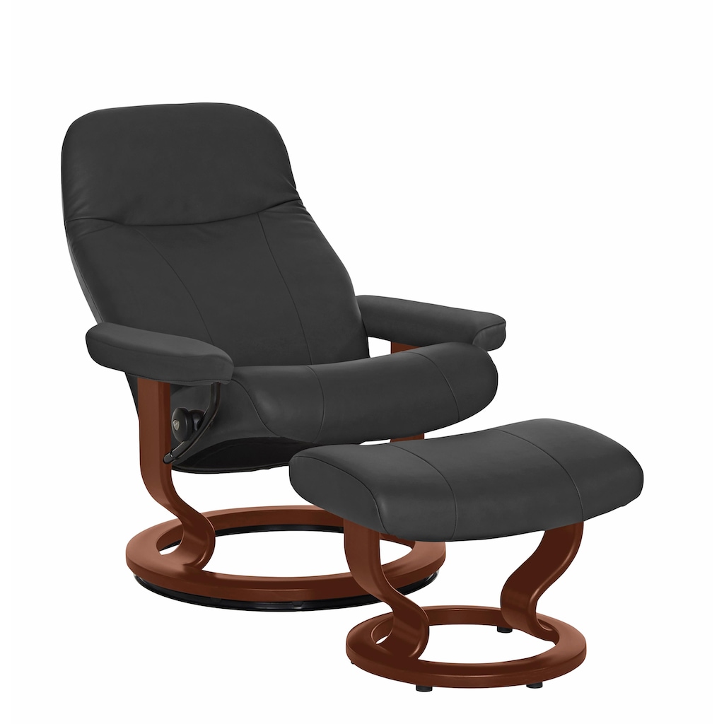 Stressless® Relaxsessel »Garda«, (Set, Relaxsessel mit Hocker)