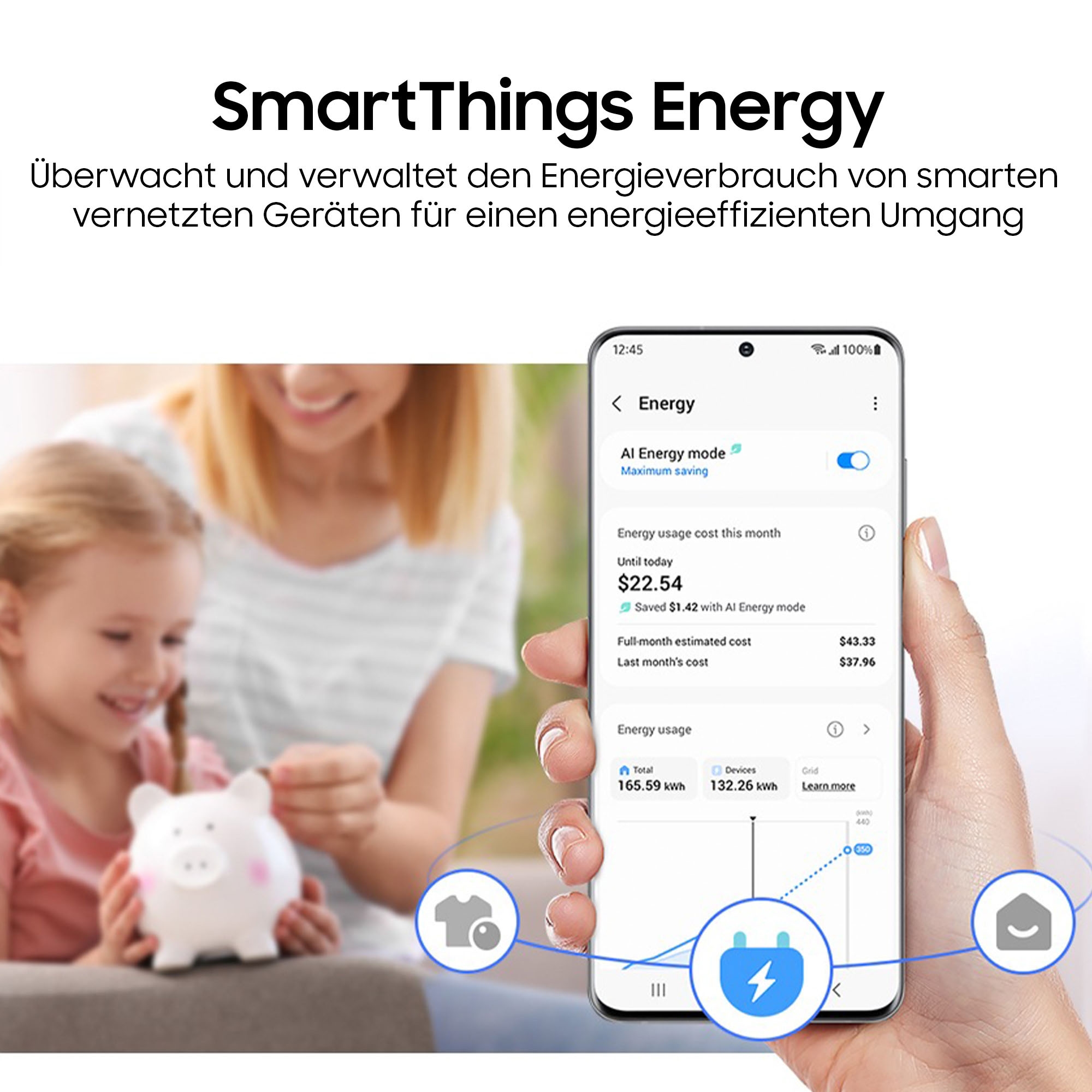 Samsung Wärmepumpentrockner »DV9EDG52A0AEEG« DV5000D Optimal Dry ‑ Intelligent Trocknen mit Sensoren