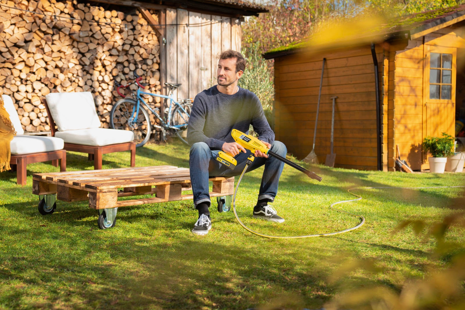 KÄRCHER Akku-Druckreiniger »Handheld Cleaner KHB 4-18 Battery Set«, Quick Connect, 21 bar Druck