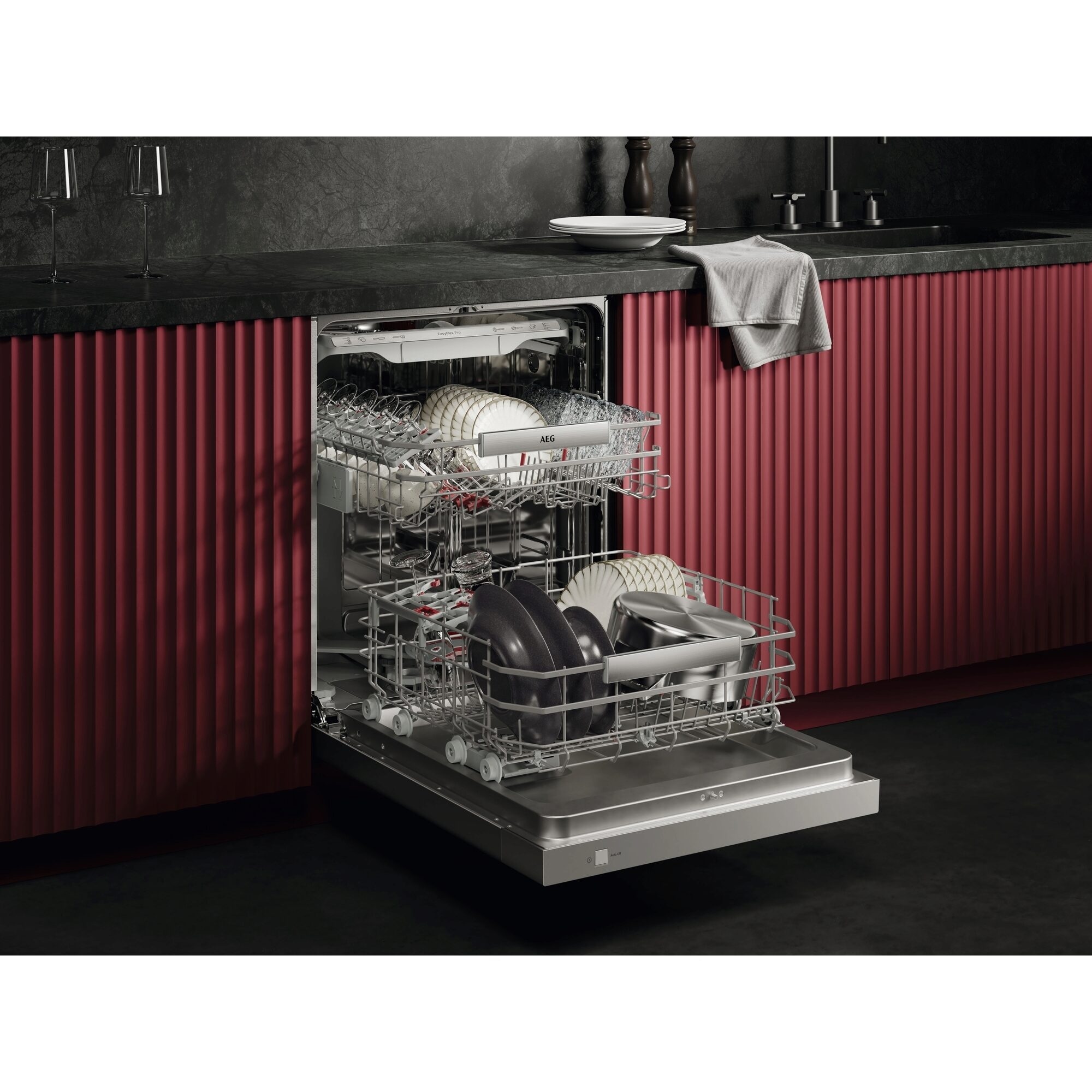 AEG Unterbaugeschirrspüler 9000 »GU9200X2SCM« Leise Spülmaschine 38 dB kraftvoll gegen Eingebranntes EEK A-10%